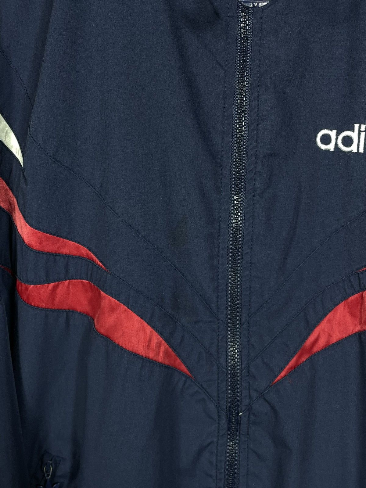 Adidas × Vintage Adidas Vintage 90s Baggy Oversize Light Jacket Windbreaker Size US XL / EU 56 / 4 - 4 Thumbnail