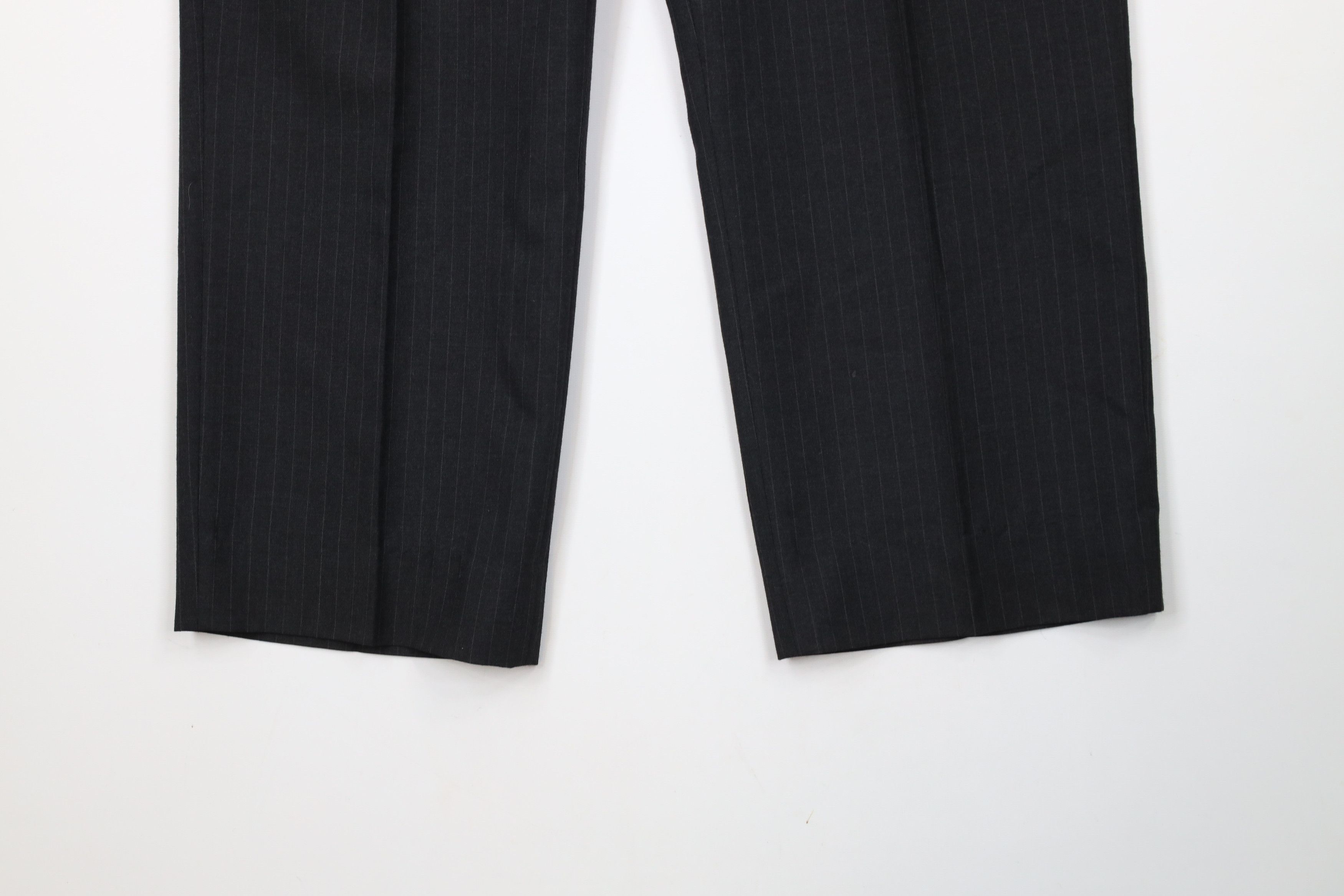 Vintage Vintage 90s Streetwear Pinstriped Wide Leg Chino Pants Size US 34 / EU 50 - 4 Thumbnail