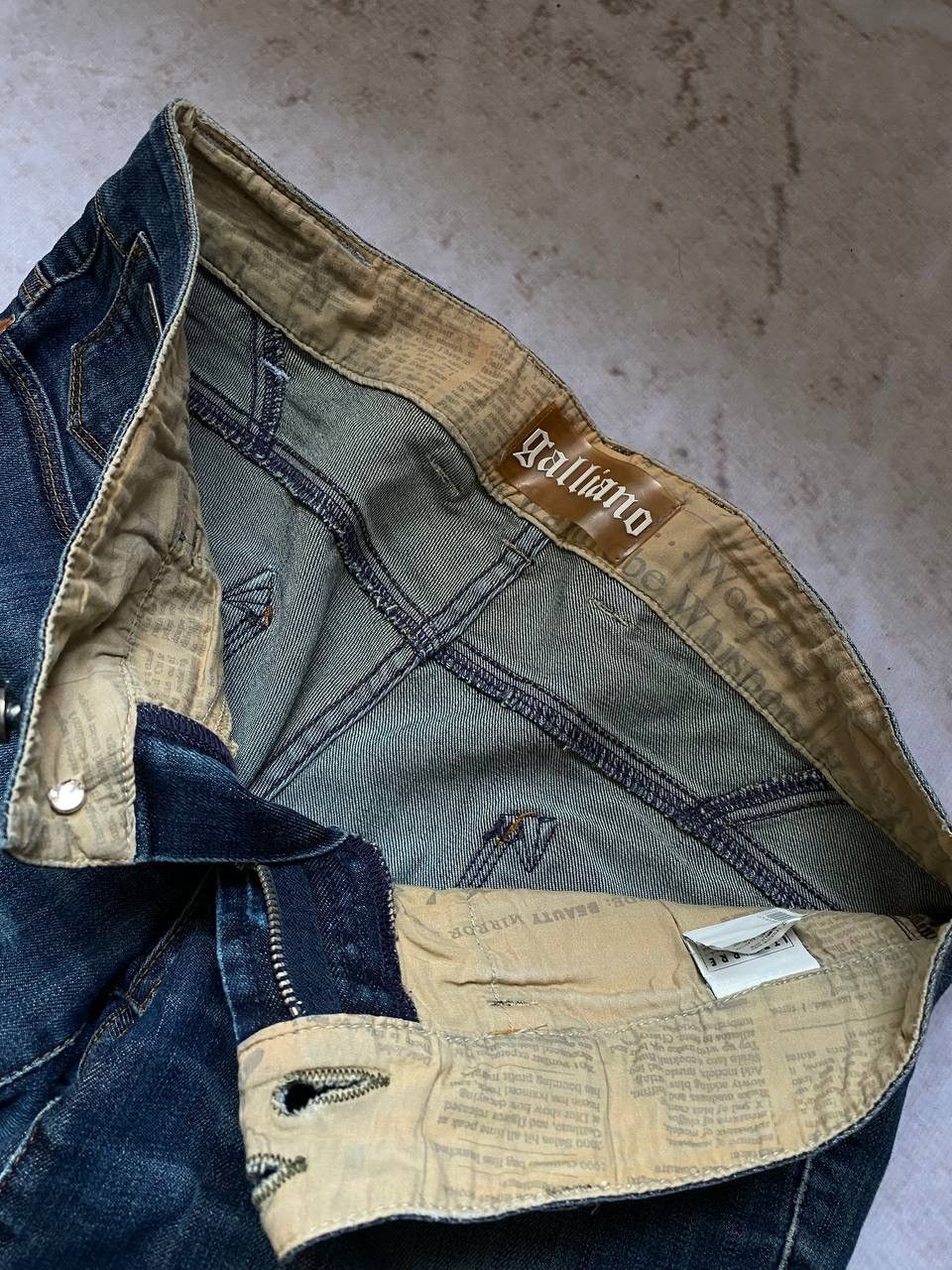 If Six Was Nine × John Galliano × Vintage Vintage John Galliano Jeans Streetwear Casual 90s Size 30" / US 8 / IT 44 - 7 Thumbnail
