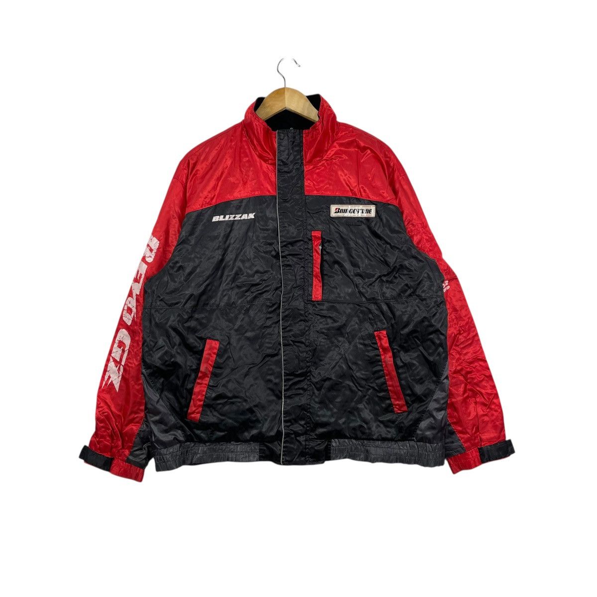 Japanese Brand Vintage Blizzak Revo GT Bridgestone Zipper Jacket Size US XL / EU 56 / 4 - 1 Thumbnail
