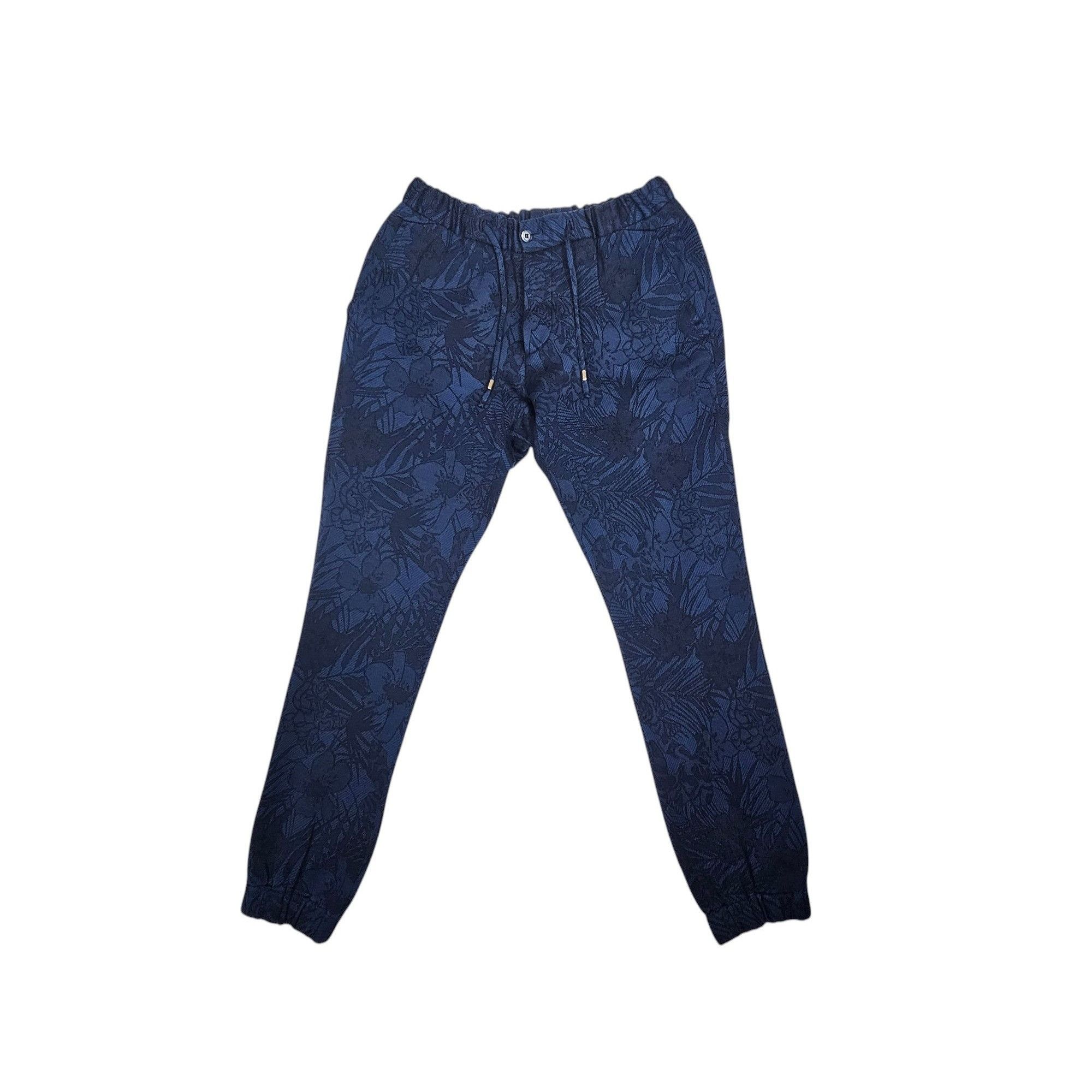 Etro Etro Mens 2XL Blue Floral Joggers Made In Italy Size US 36 / EU 52 - 1 Thumbnail