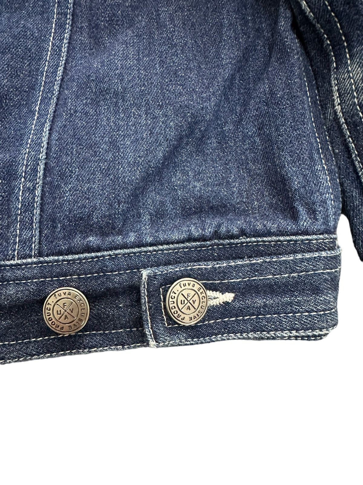 PEEL&LIFT Y2k FUVA Anarchism trucker denim jacket Size US M / EU 48-50 / 2 - 16 Thumbnail