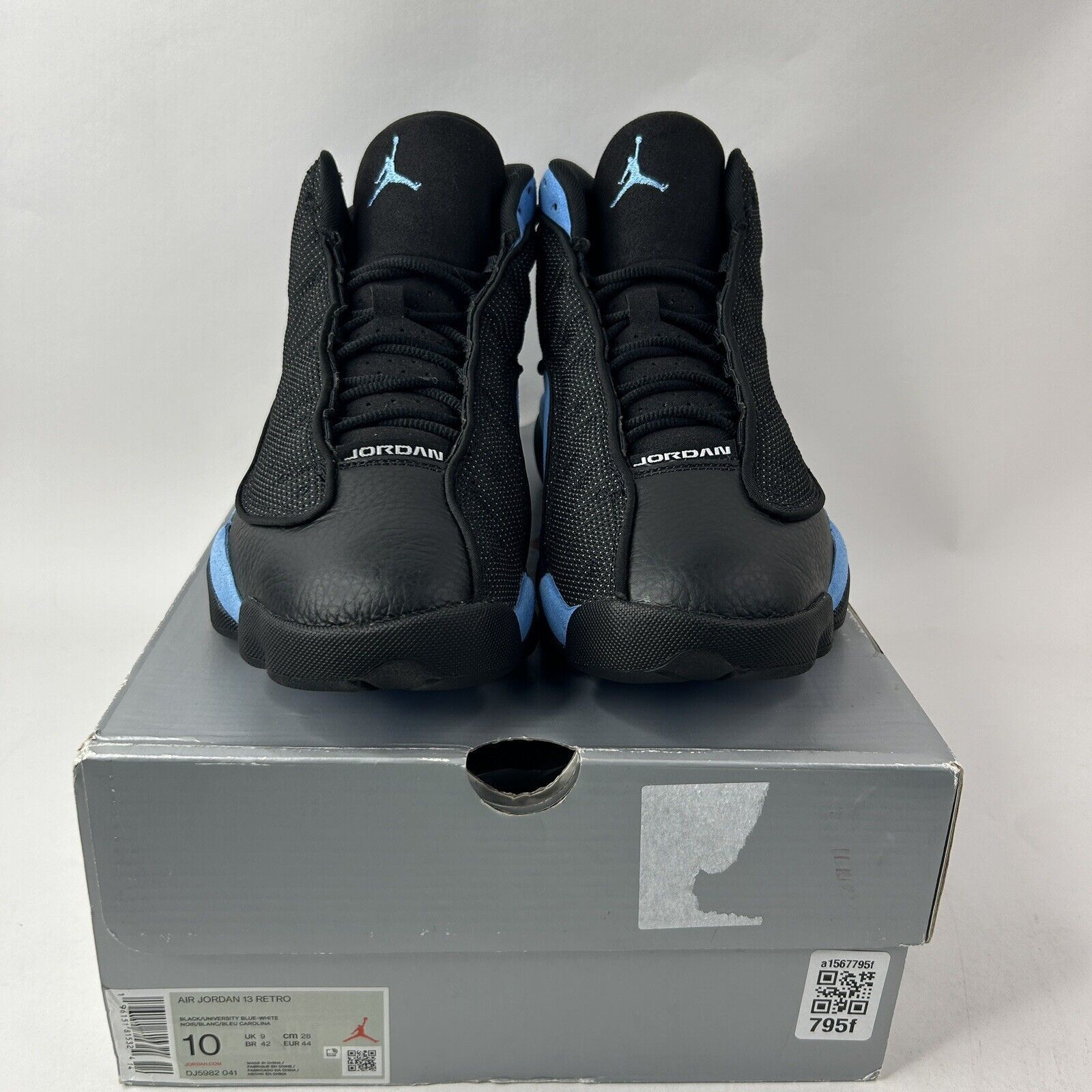 Nike Nike Air Jordan 13 Retro OG “Black University Blue/UNC” 2024 Size US 10 / EU 43 - 2 Thumbnail
