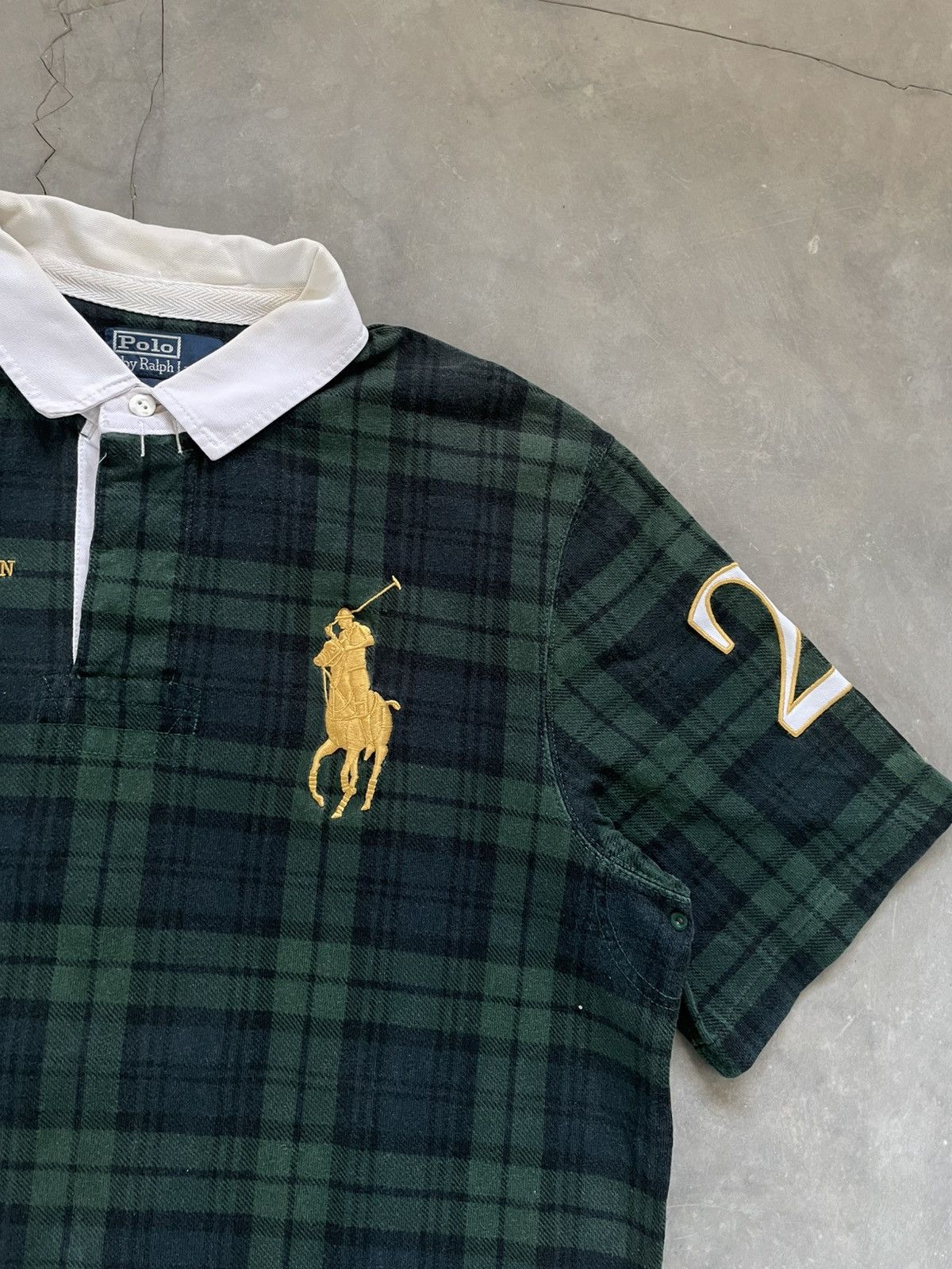 Polo Ralph Lauren Rare Polo Ralph Lauren Black Watch Tartan Chief Keef Style Size US XL / EU 56 / 4 - 6 Thumbnail