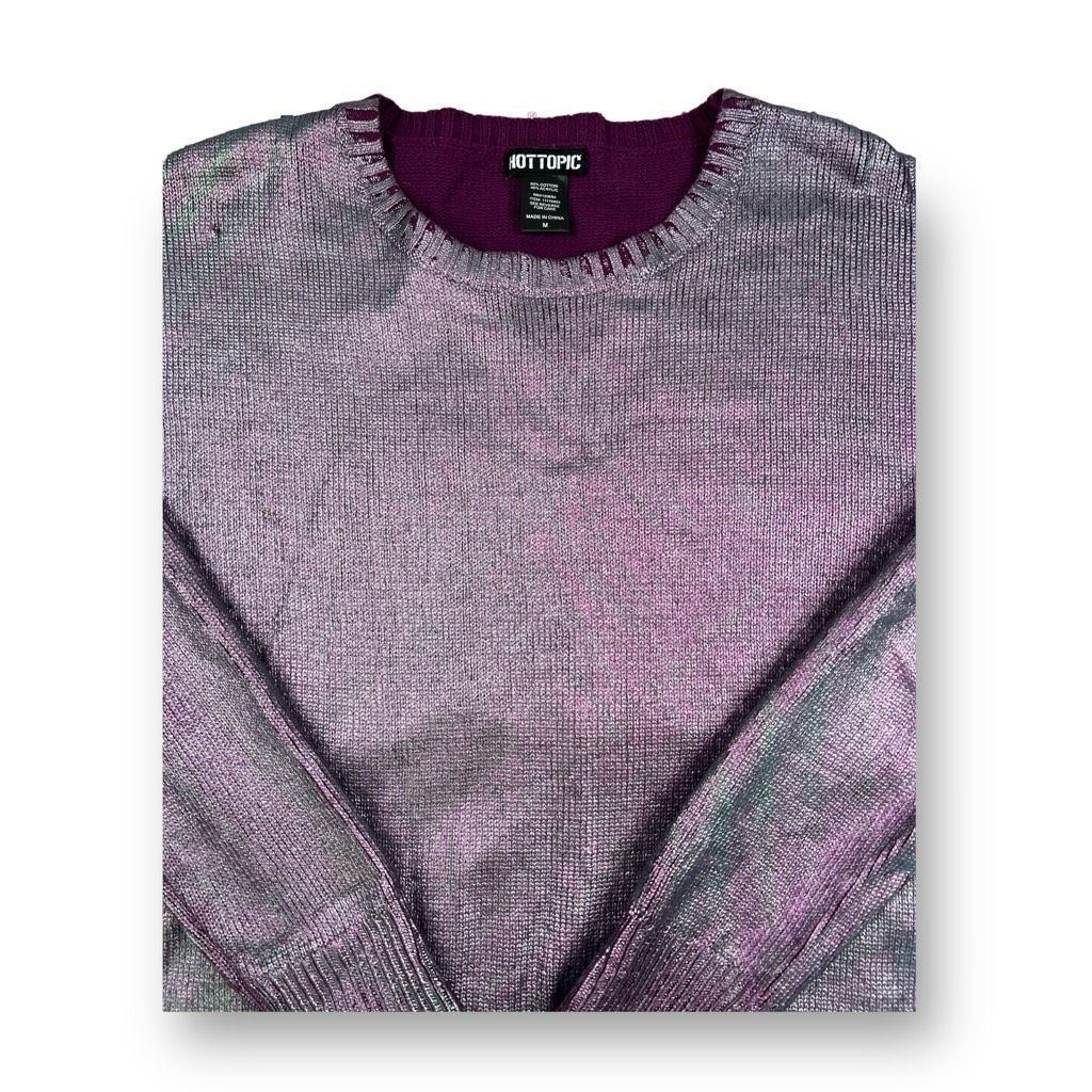 Other Hot Topic Iridescent Metallic Sweater Top Size Medium Size M / US 6-8 / IT 42-44 - 5 Thumbnail