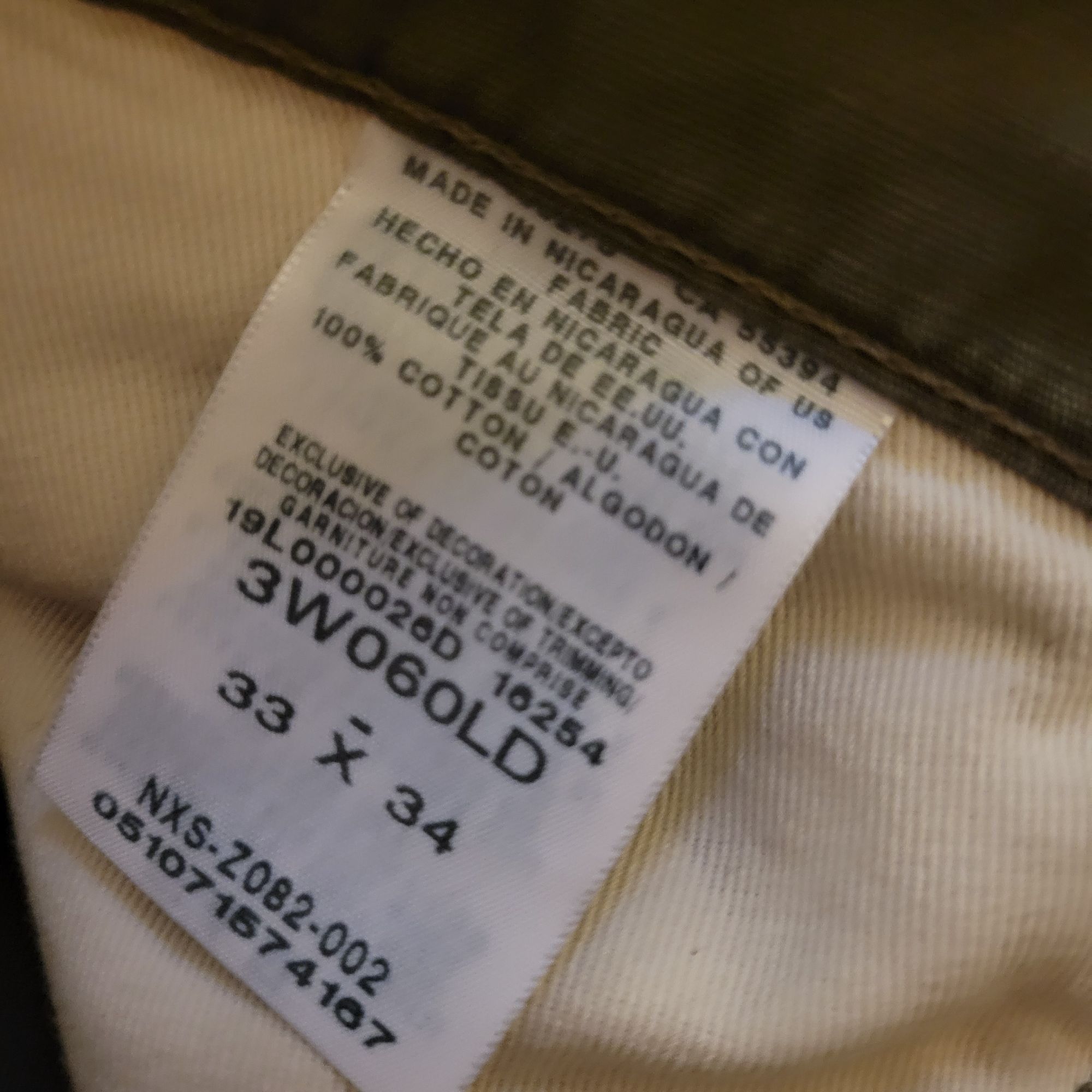Wrangler Wrangler Riggs Workwear Cargo Pants 33x34 Olive Green Cotton Size US 33 - 3 Thumbnail