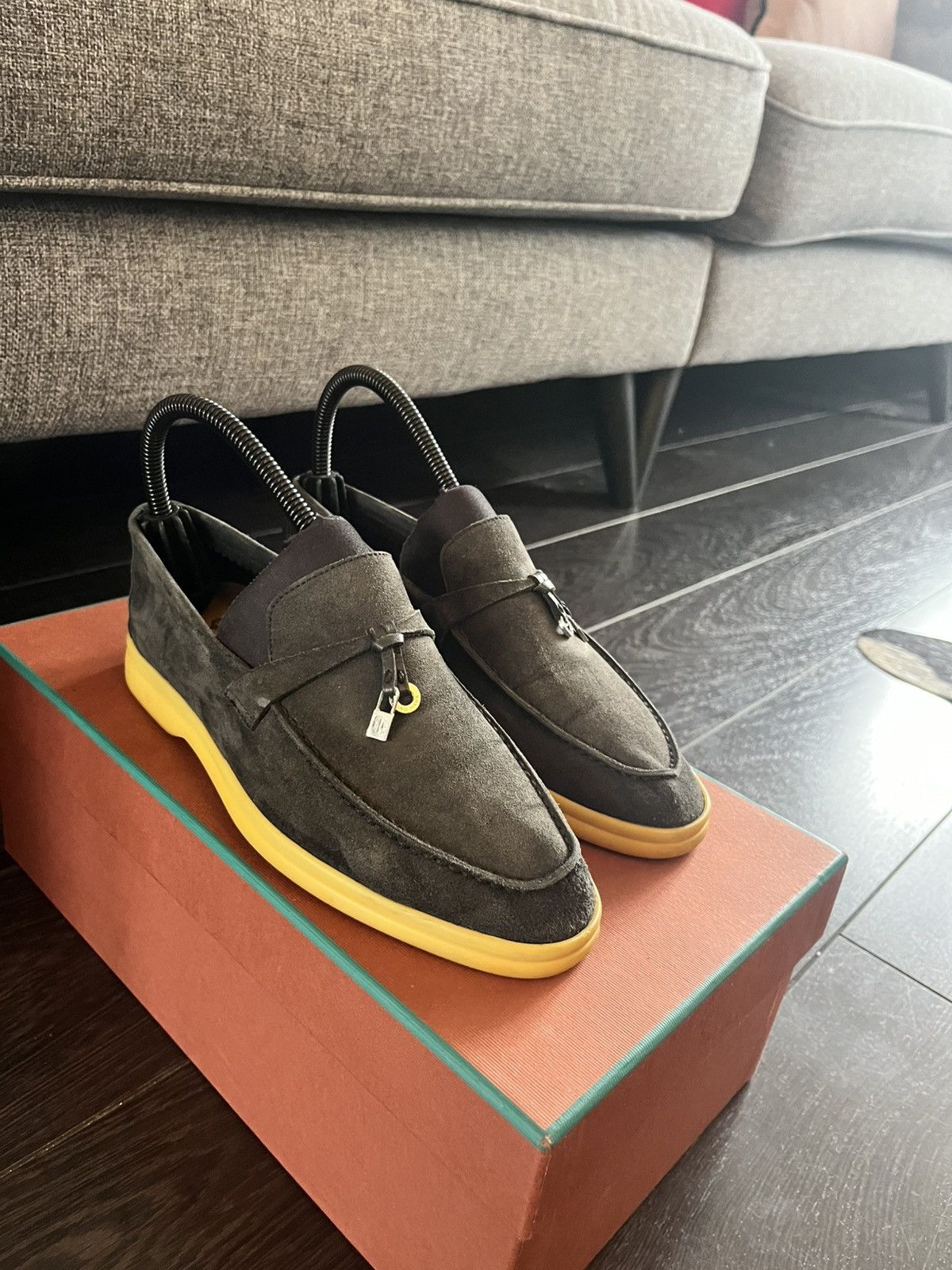 Loro Piana Loro piana black summer walk charms uk 3.5 eu 36.5 Size US 6.5 / IT 36.5 - 1 Thumbnail