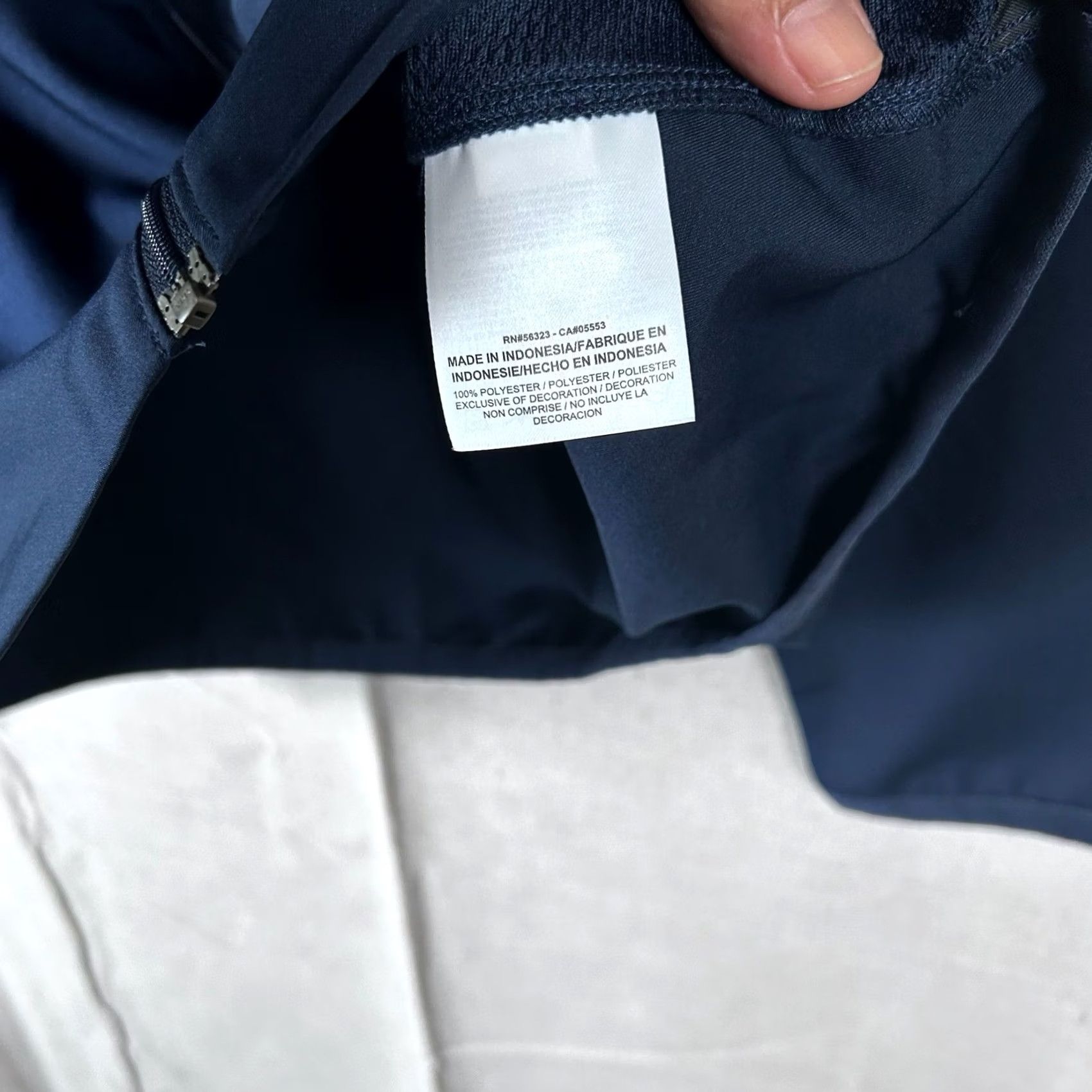 Nike Nike Dri-Fit Liberty University LU Mens Small Navy Blue Full Zip Track Jacket Size US S / EU 44-46 / 1 - 4 Thumbnail