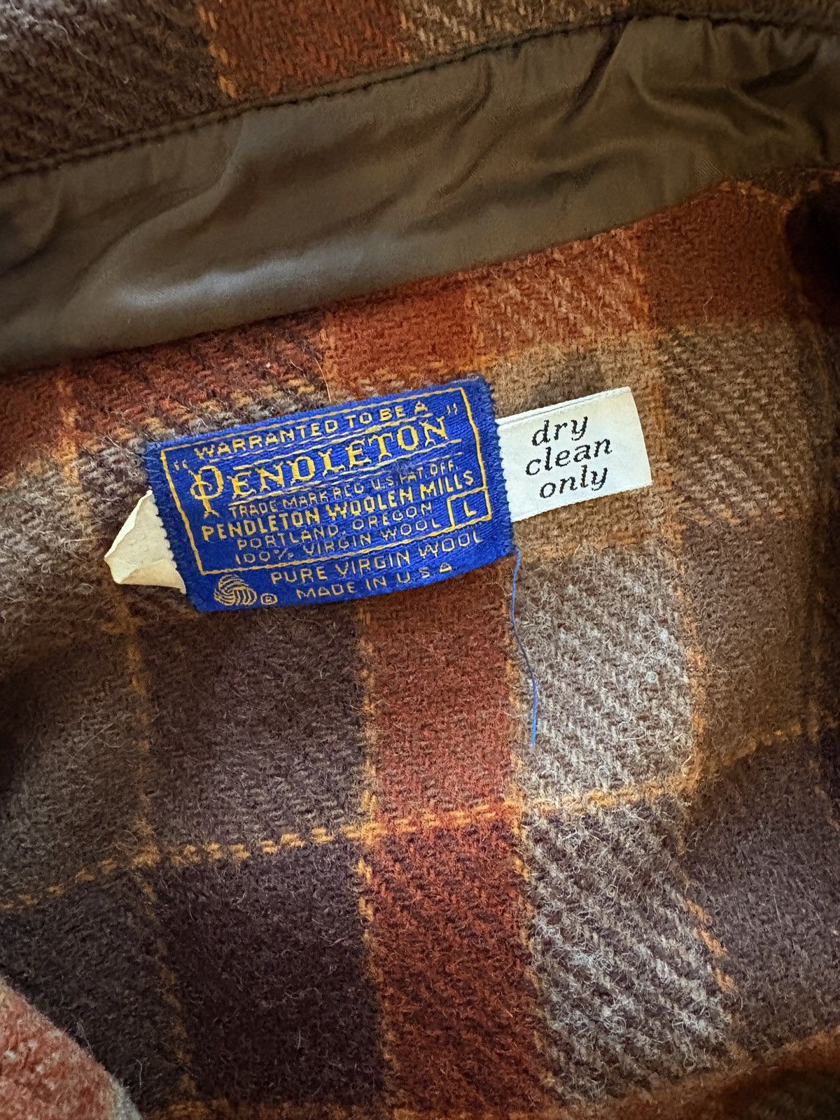Pendleton Vintage Pendleton wool plaid shirt jacket Size US L / EU 52-54 / 3 - 3 Thumbnail