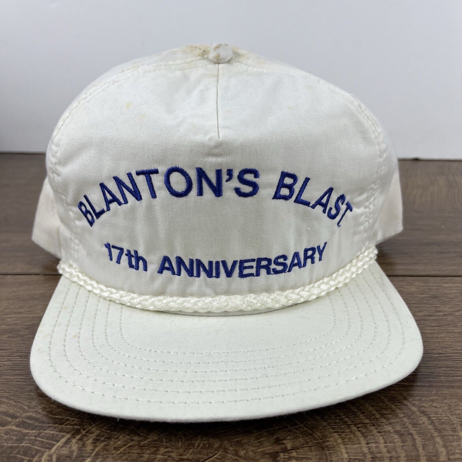 Other Blantons Blast Hat 17th Anniversary Hat White Hat Adjustable Size ONE SIZE - 6 Thumbnail