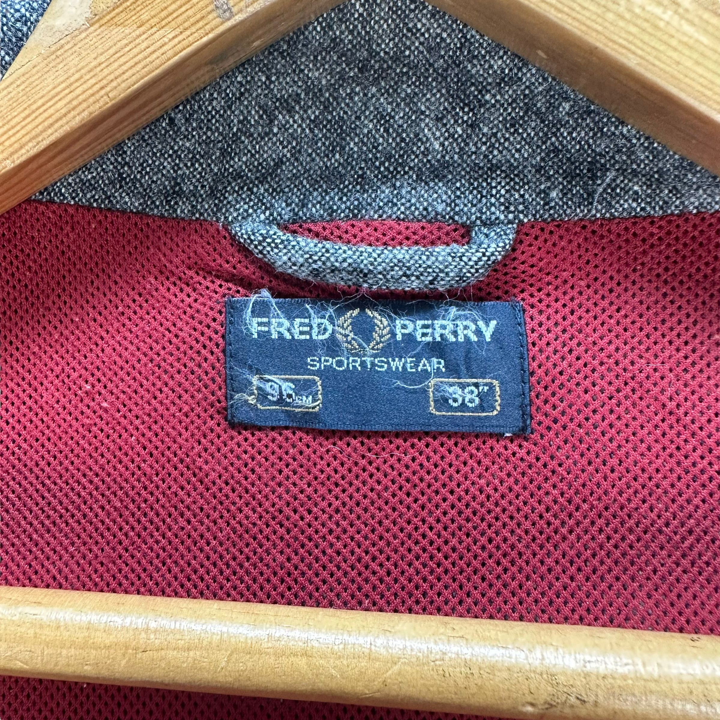Fred Perry FRED PERRY TURTLE NECK WOOL JACKET #7960-192 Size US M / EU 48-50 / 2 - 8 Thumbnail