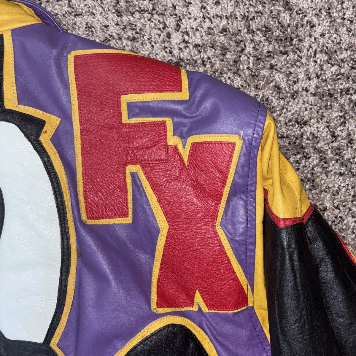 Other Vintage Maziar Leather Gallery Felix The Cat Leather Jacket Size US S / EU 44-46 / 1 - 6 Thumbnail