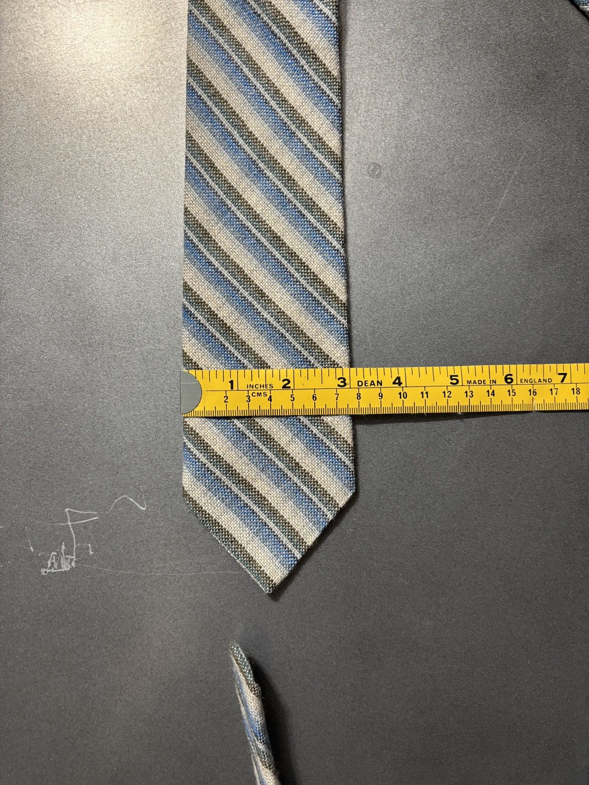 Vintage Vintage Necktie Striped Wool Pattern Stripe Neck Tie 70s 80s Size ONE SIZE - 8 Thumbnail