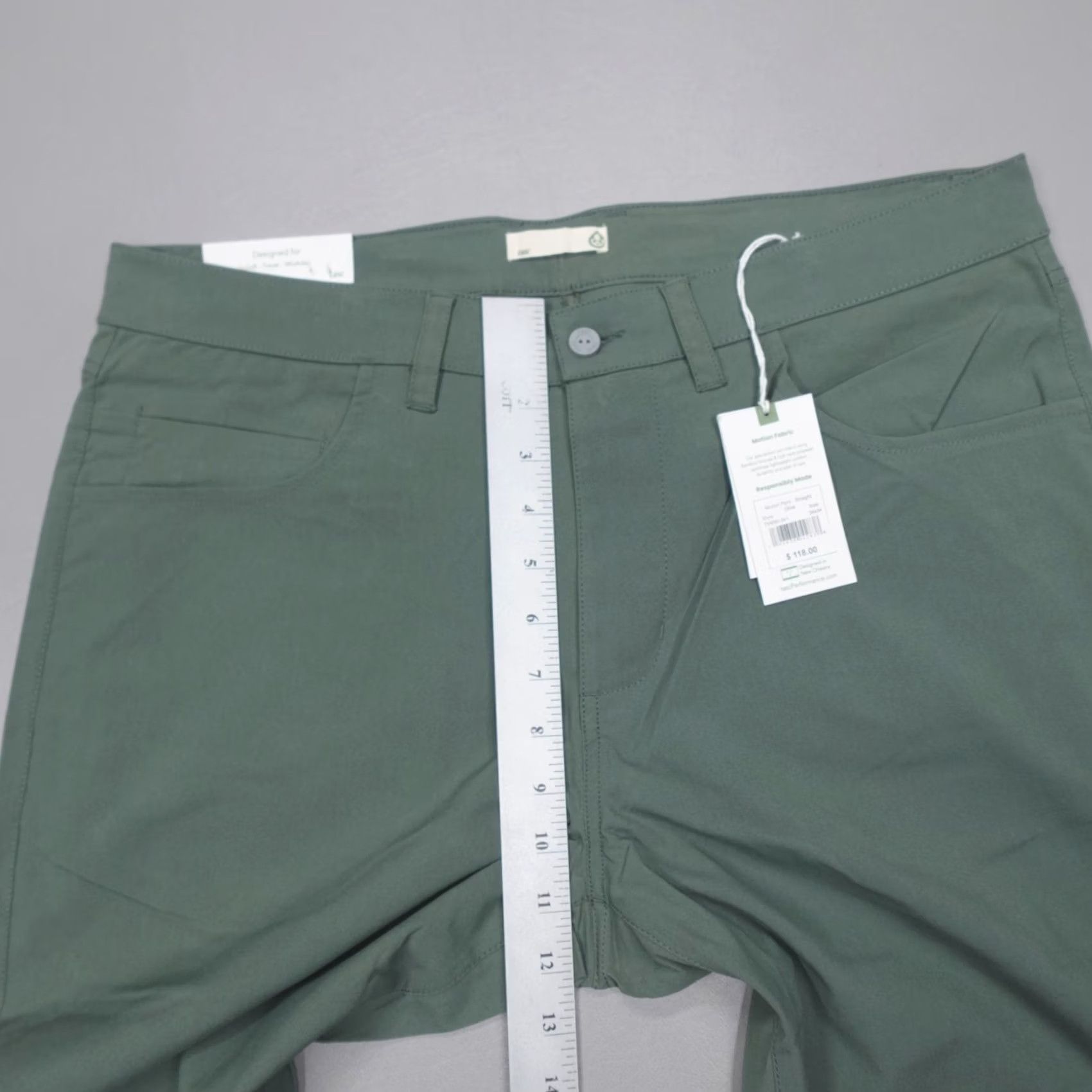 Olive Tasc Motion Pants Tailored Fit Lightweight DWR Olive Men's 34x34 Cargo? Size US 34 / EU 50 - 6 Thumbnail