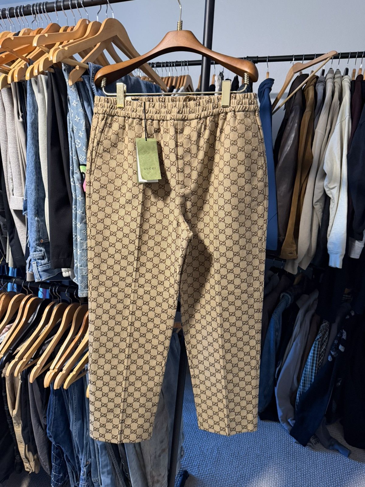 Gucci Gucci GG - Dress Pants - Brown Size US 32 / EU 48 - 1 Thumbnail