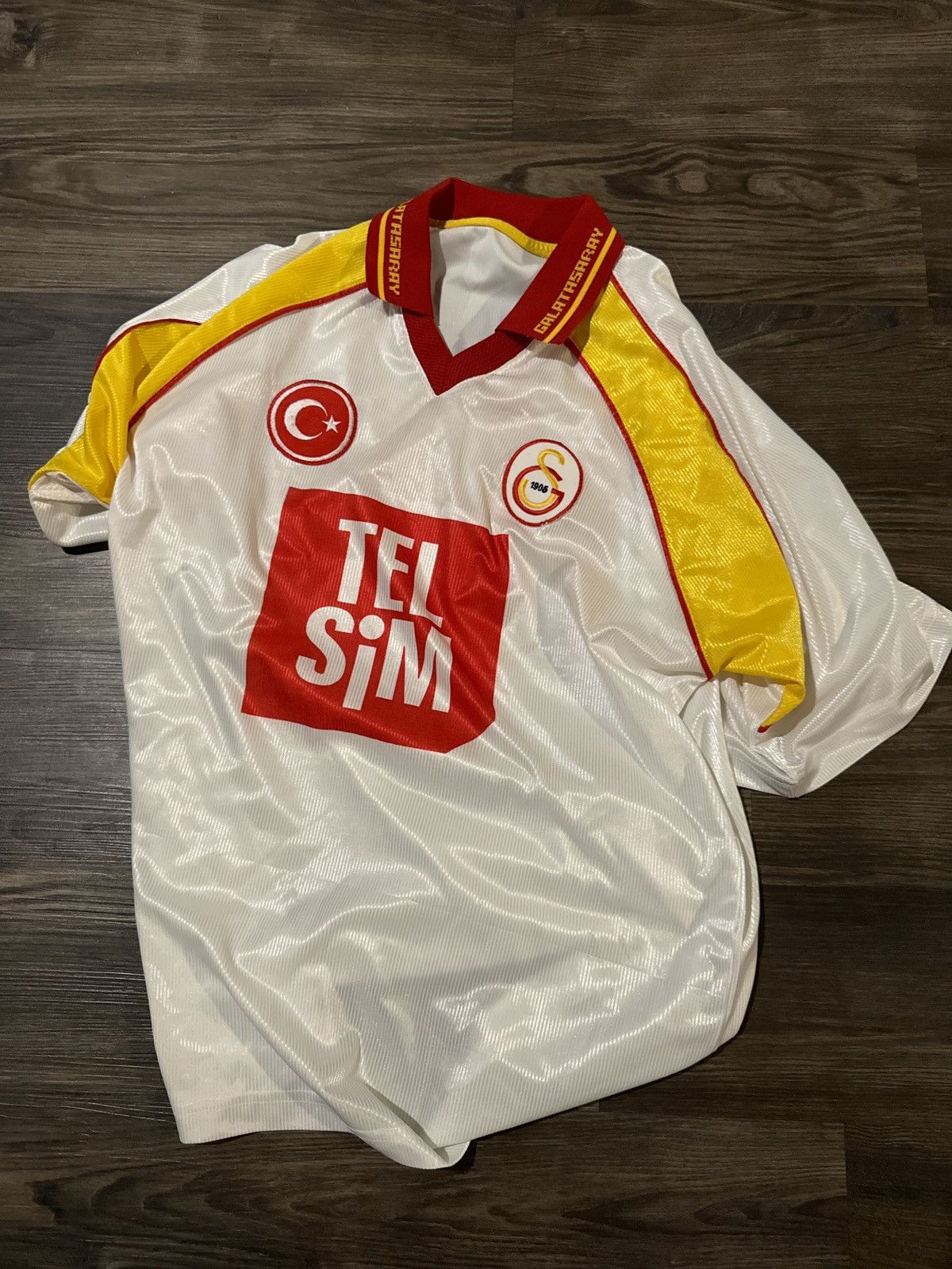 Vintage Tel Sim Turkey Soccer Jersey Size US XL / EU 56 / 4 - 1 Thumbnail