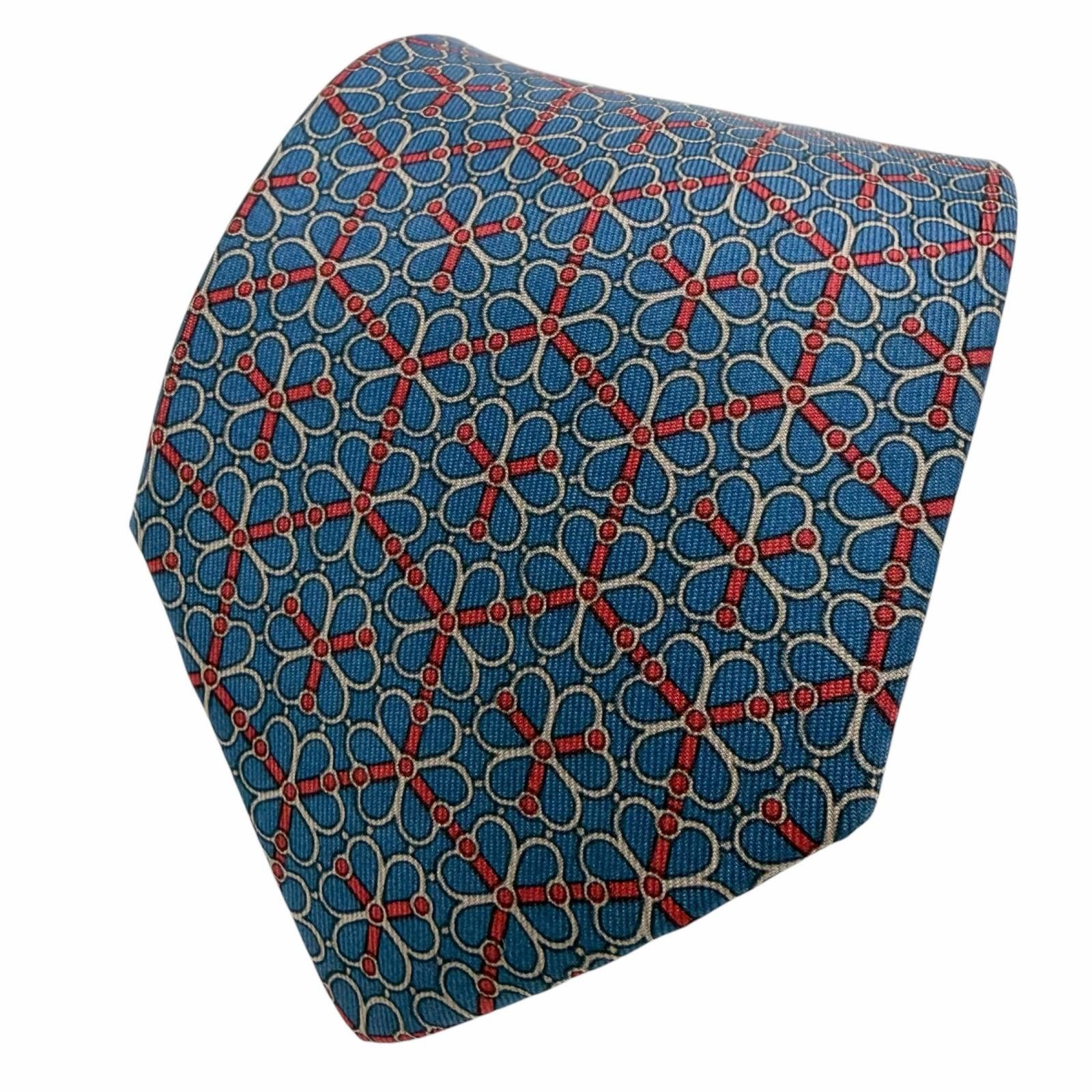 Hermes Hermes Hermes Silk Tie Textile Necktie DUTY FREE for USA Size ONE SIZE - 1 Thumbnail