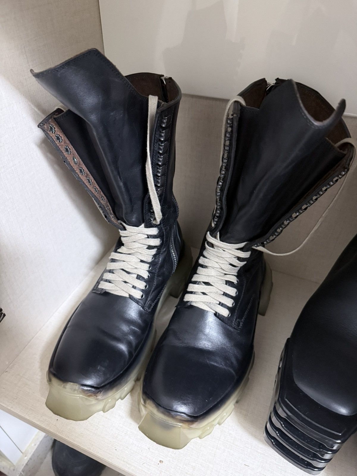 Rick Owens Sisyphus Tractor Boots Size US 8 / EU 41 - 1 Thumbnail