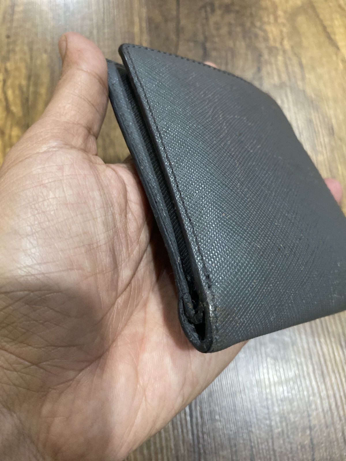 agnes b. Authentic Agnes.B Men Bifold Leather Wallet Size ONE SIZE - 9 Thumbnail