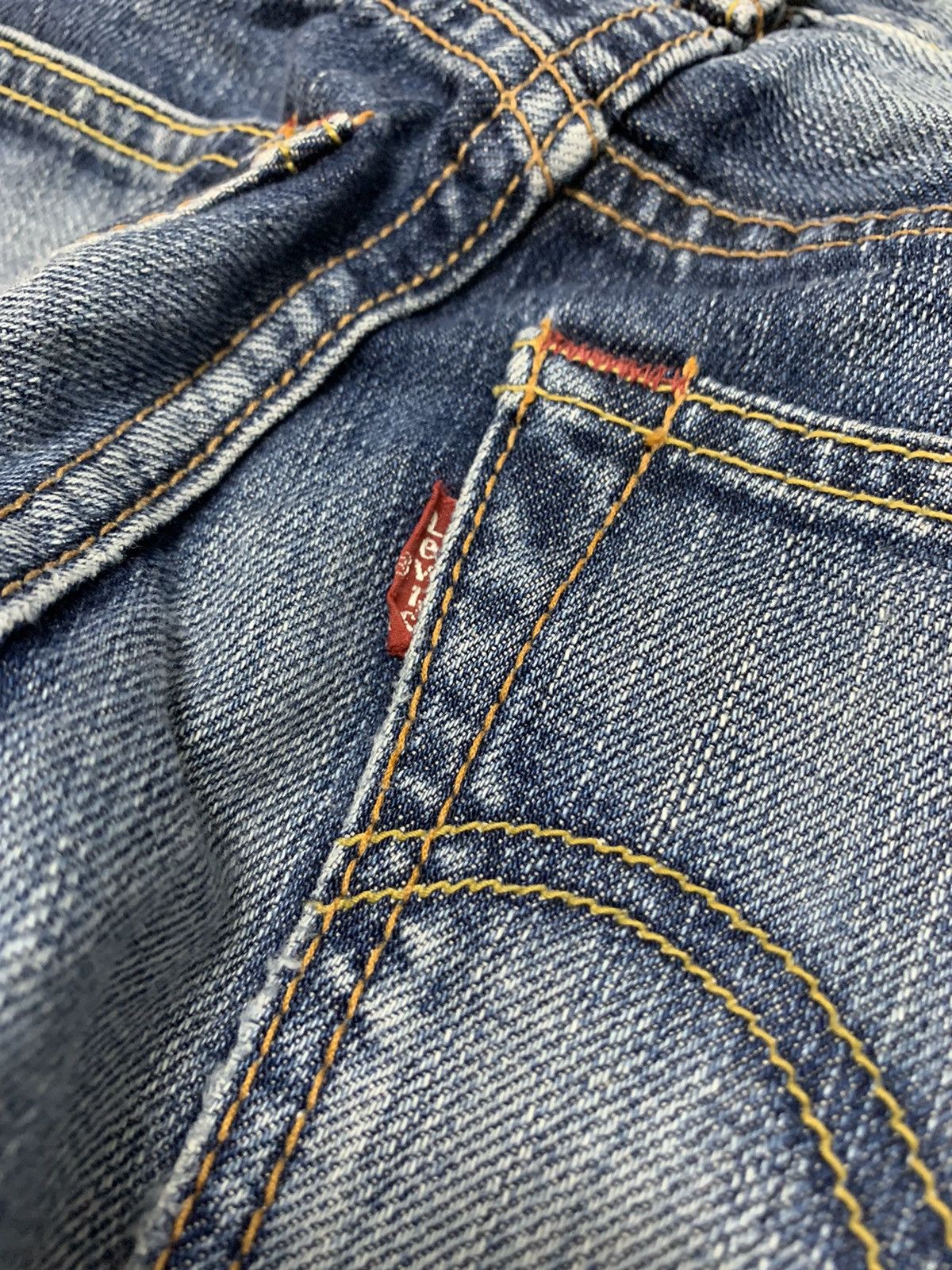 Levi's Vintage Levis 702 Distressed Denim Jeans 29x29.5 Size US 29 - 15 Thumbnail
