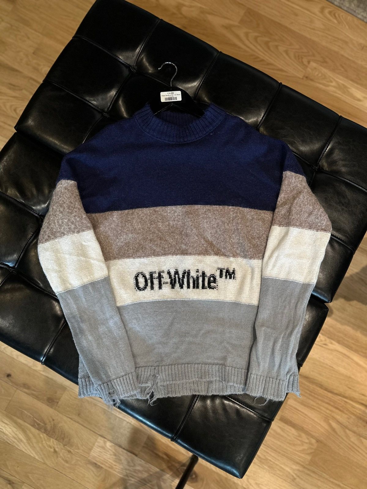 Off-White Off White Striped Sweater Size US M / EU 48-50 / 2 - 1 Thumbnail