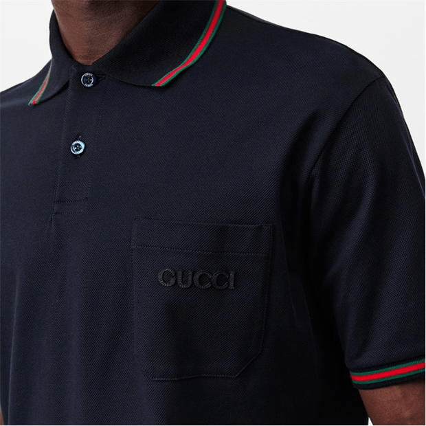 Gucci Web Tip Polo Shirt Size US S / EU 44-46 / 1 - 4 Thumbnail