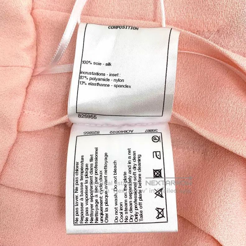 Chanel Chanel Light pink silk pleated casual shorts Size 42" / US 20 - 8 Thumbnail