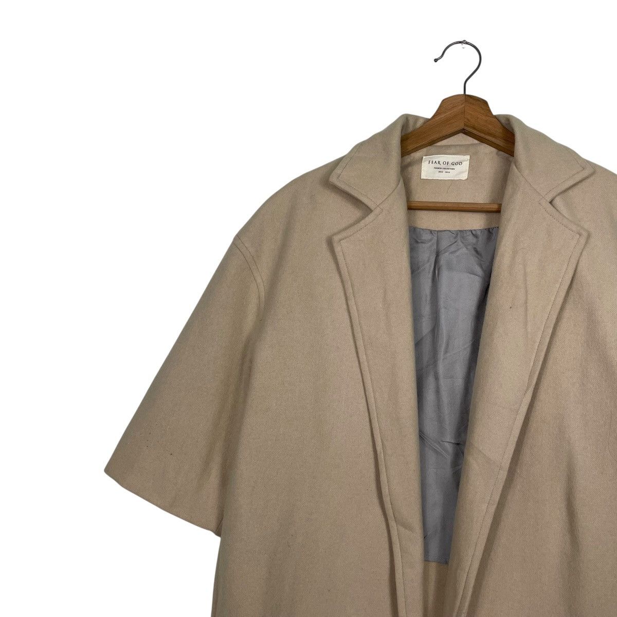 Fear of God Fear Of God Fourth Collection Short Sleeve Wool Brown Coat Size US S / EU 44-46 / 1 - 6 Thumbnail