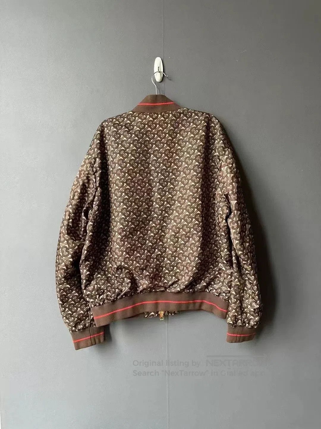 Burberry Burberry Brown All-Over Print Pilot Jacket. Size US M / EU 48-50 / 2 - 2 Thumbnail