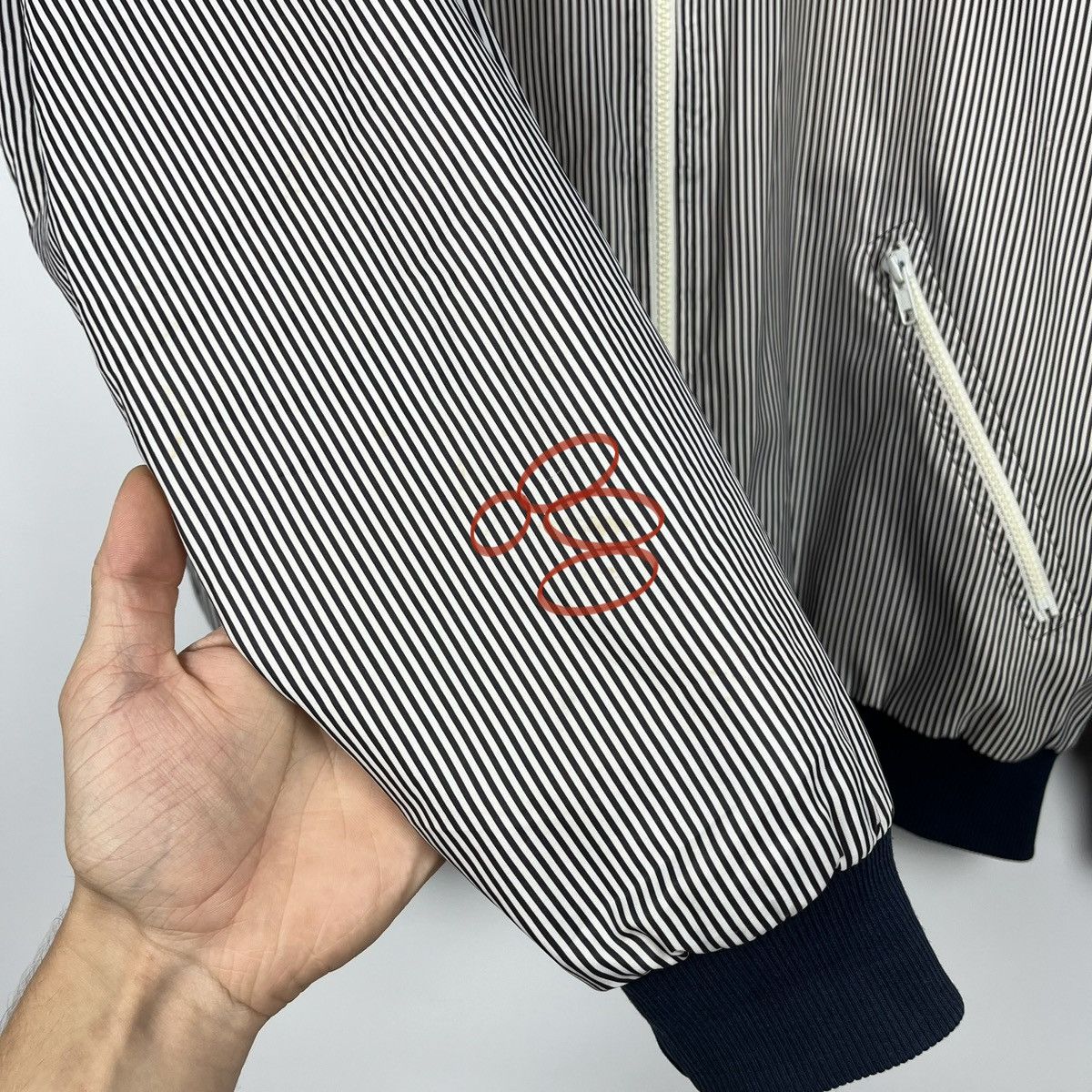 Lacoste Vintage Lacoste stripped light jacket 90’s Size US L / EU 52-54 / 3 - 13 Thumbnail