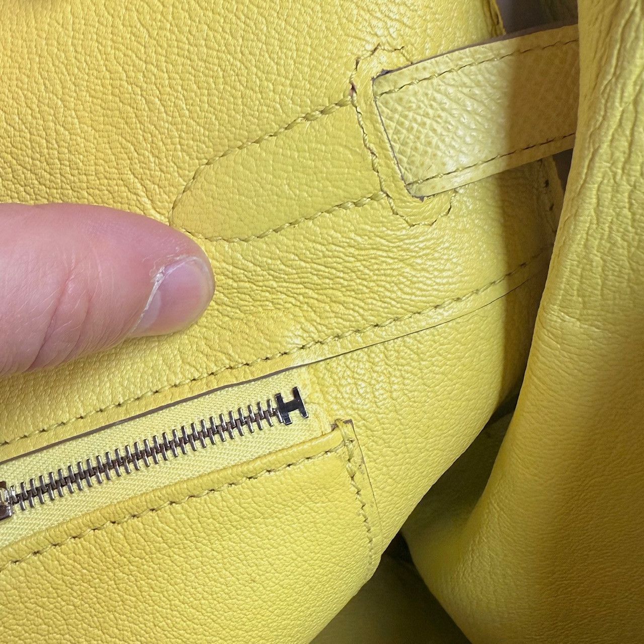 Hermes Hermès Soufre Yellow Epsom PHW Birkin 35 Bag Size ONE SIZE - 12 Thumbnail