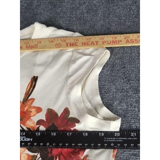 Karl Lagerfeld Karl Lagerfeld Paris Sleeveless Shirt Women Sz M Floral Summ Size M / US 6-8 / IT 42-44 - 4 Thumbnail