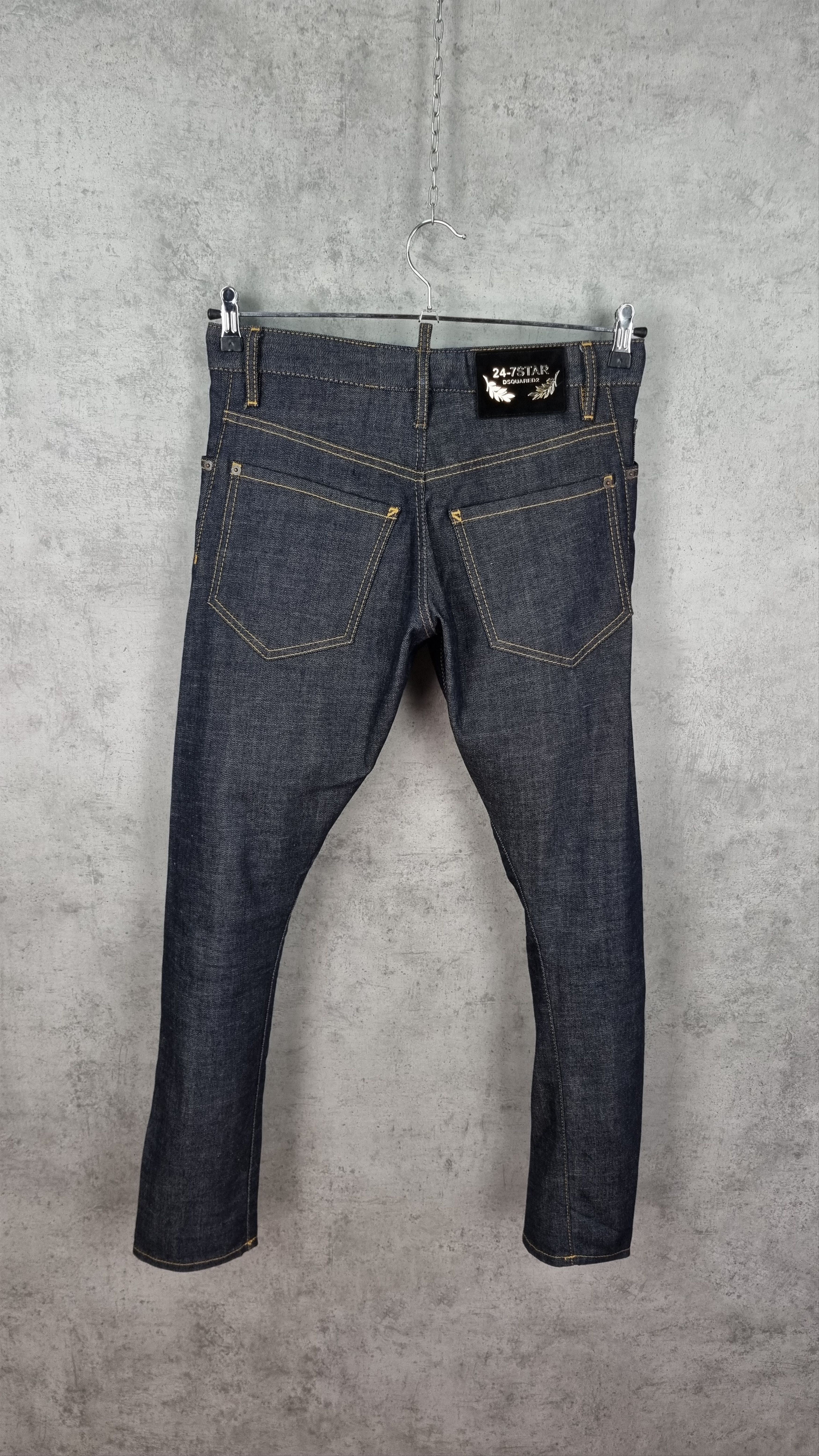 Dsquared2 DSQUARED2 Italian Raw Denim Skinny Jeans Size US 32 / EU 48 - 4 Thumbnail