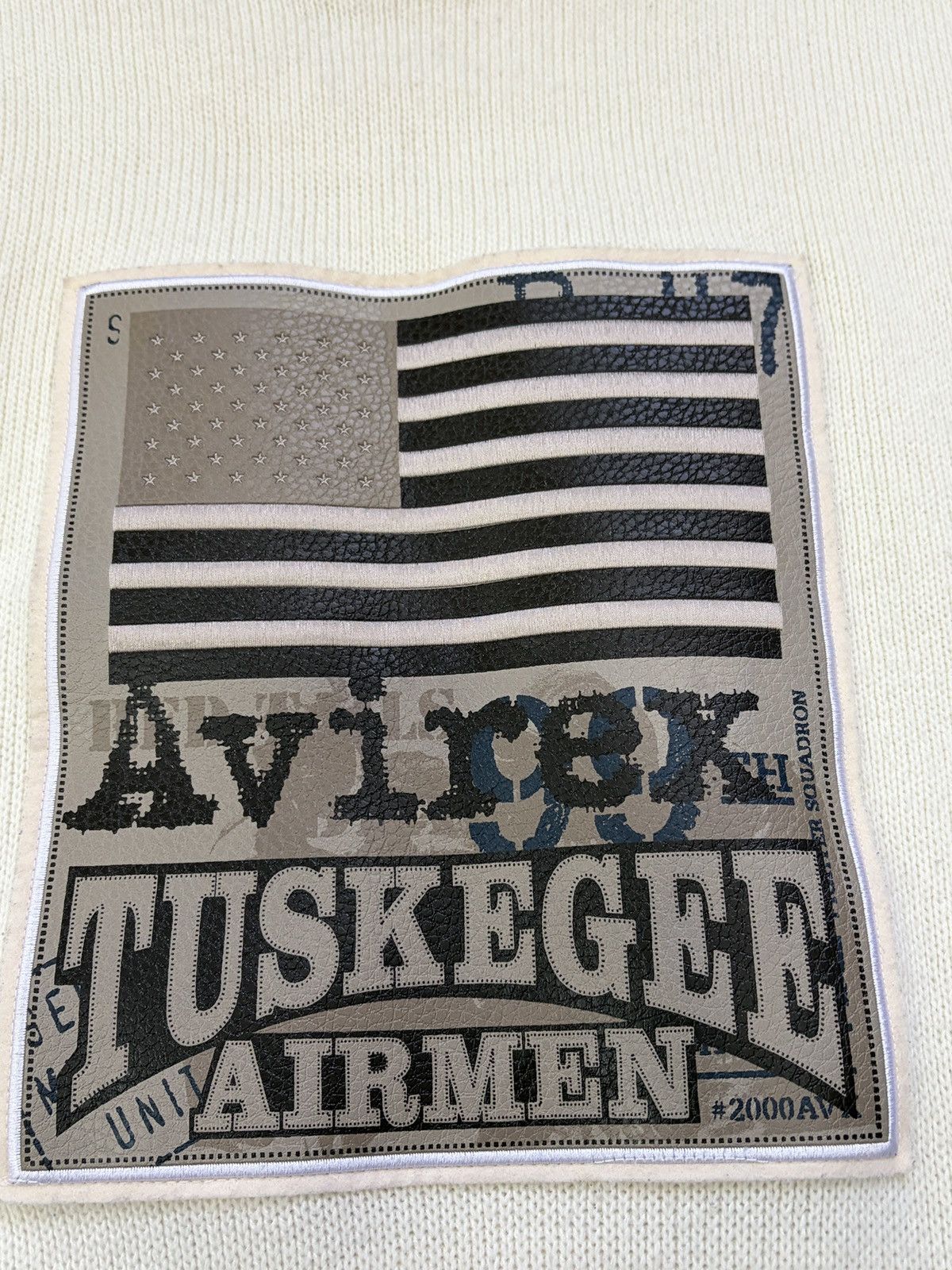 Avirex Vintage Avirex Tuskegee Airmen Leather Patch Sweater XL Size US XL / EU 56 / 4 - 7 Thumbnail