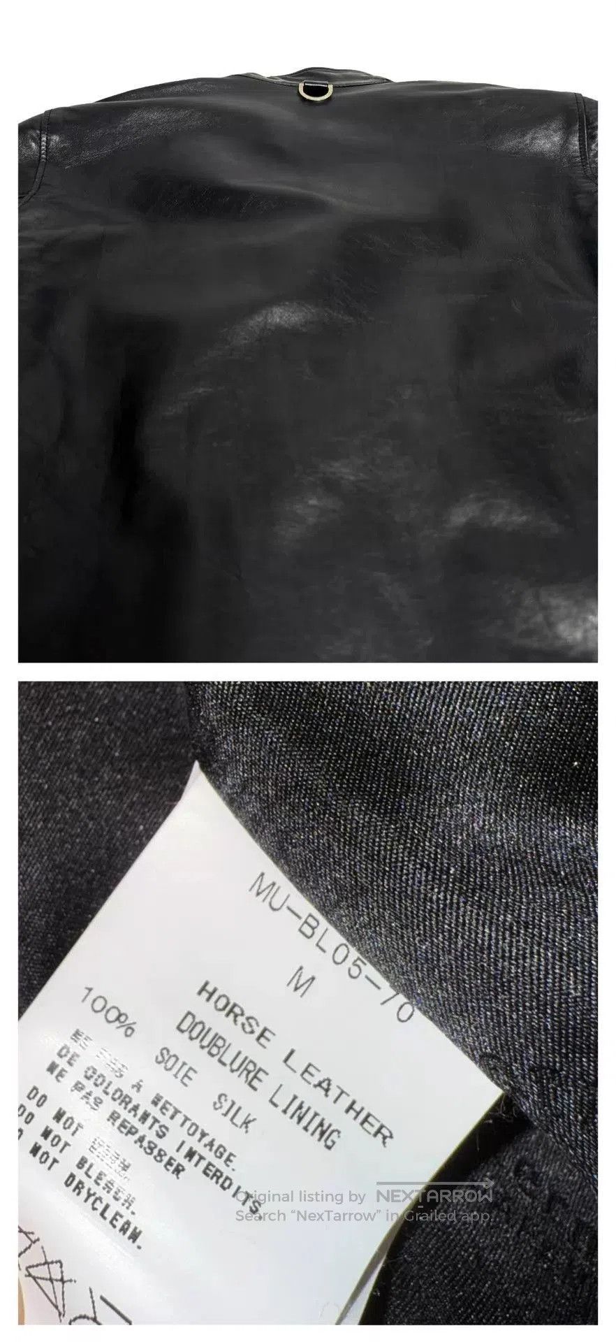 Mastermind Japan Black Leather Jacket with Skull Embroidery - M. Size US M / EU 48-50 / 2 - 9 Thumbnail