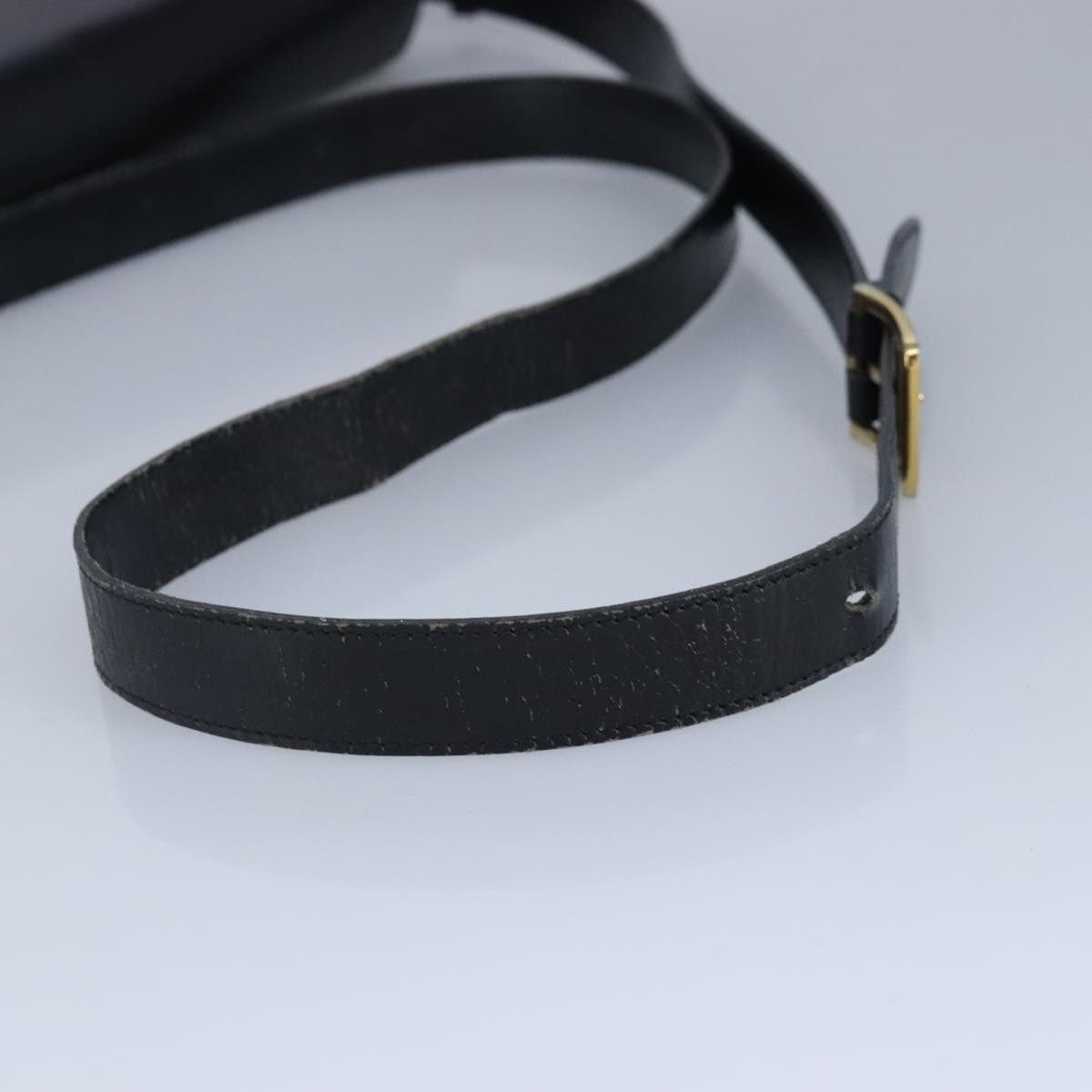 Celine CELINE Shoulder Bag Leather Black Gold Size ONE SIZE - 7 Thumbnail