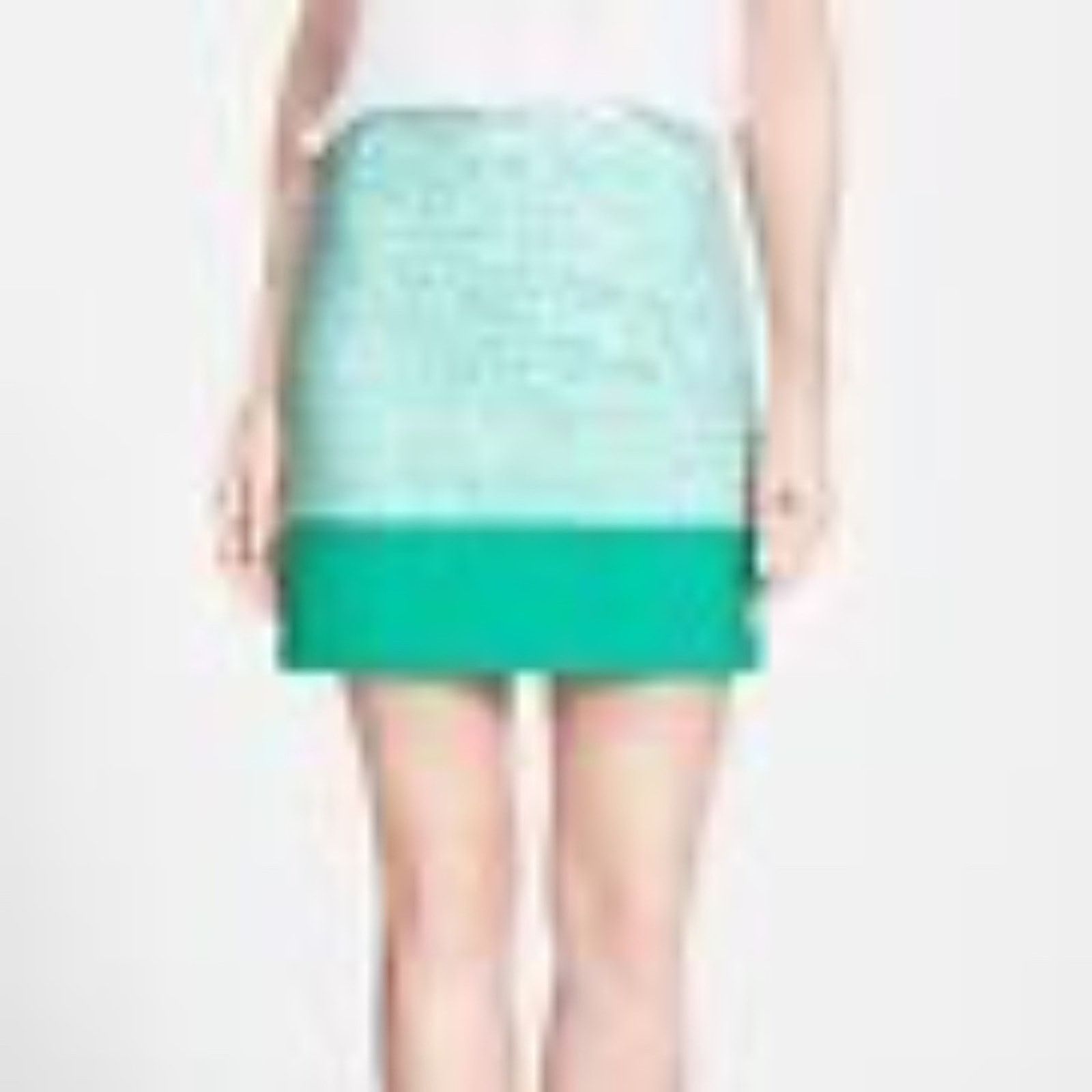 Michael Kors Michael Kors Cheetah Print Skirt Green and White size 14 Size 36" / US 14 / IT 50 - 9 Thumbnail
