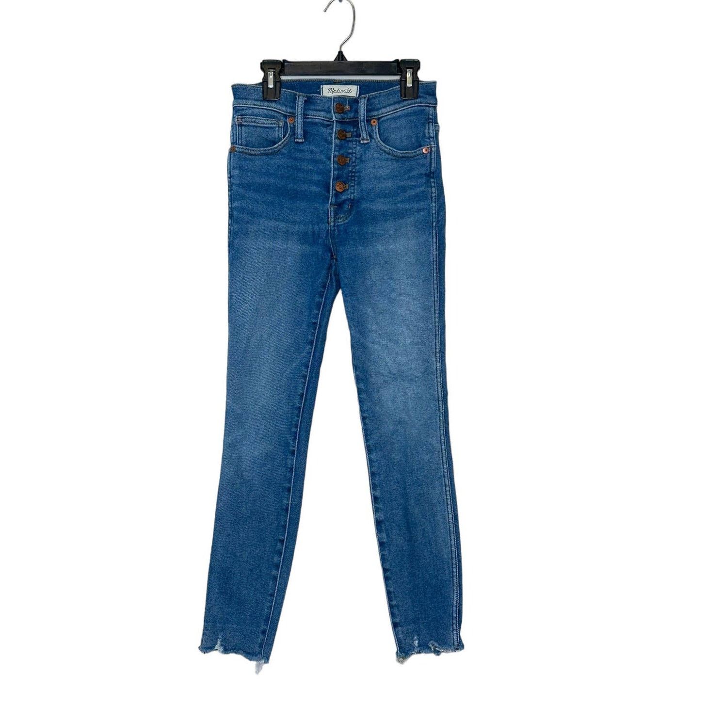 Madewell Madewell high rise buttoned distressed hems jeans size 26 Size 26" / US 2 / IT 38 - 1 Thumbnail