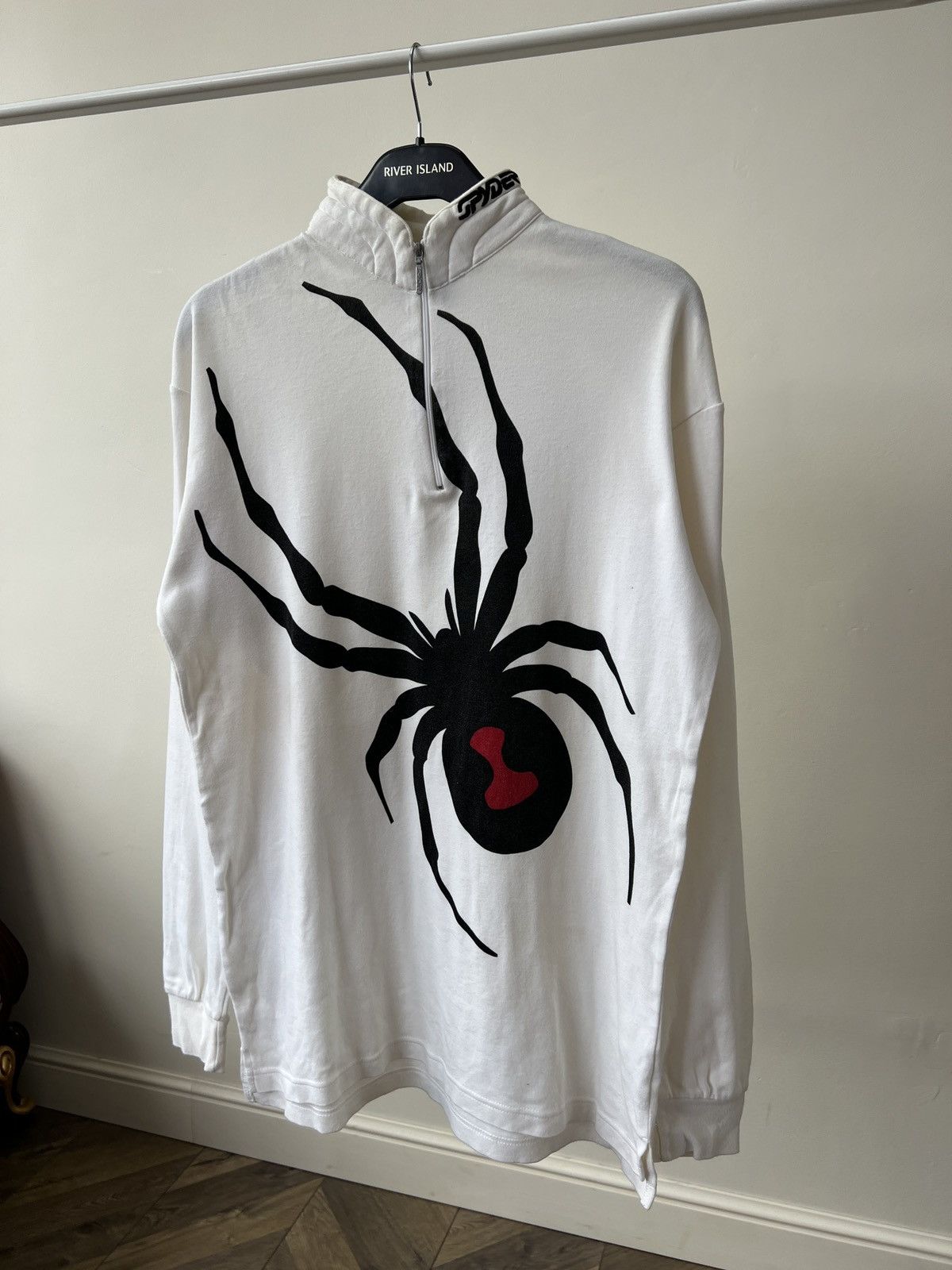Spyder Vintage Spyder Big Graphic Spider 1/4 zip long sleeve Size US M / EU 48-50 / 2 - 3 Thumbnail