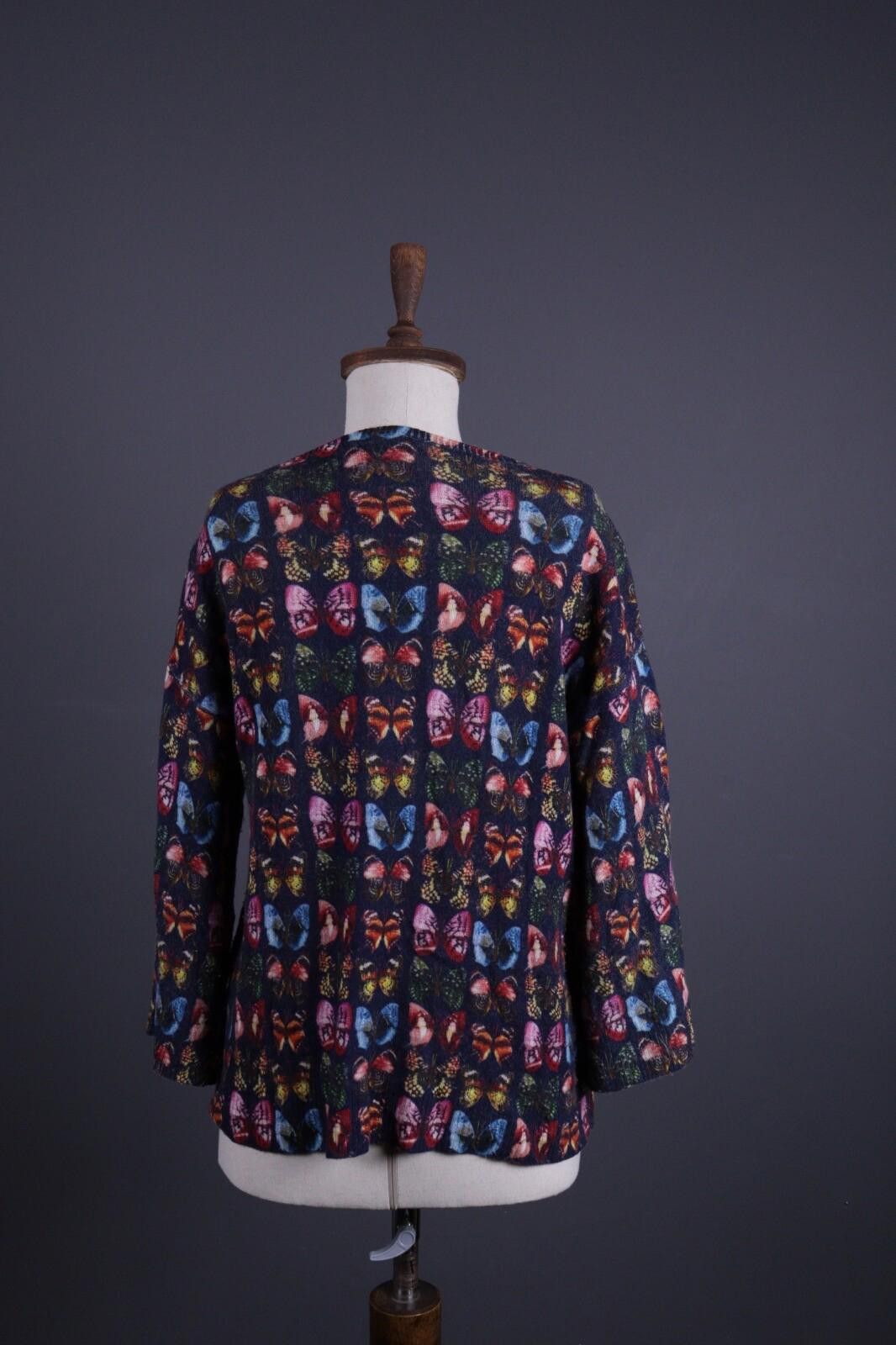 Designer Princess Goes Hollywood Allover Wool Knit Sweater Size 40 Size M / US 6-8 / IT 42-44 - 6 Thumbnail