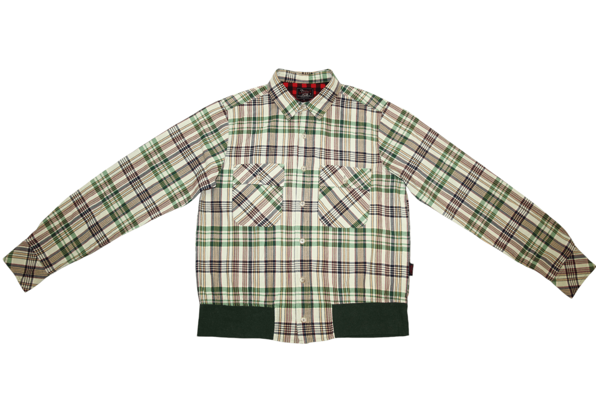 Woolrich Woolen Mills Vtg Woolrich Madras Cotton Woven Lightweight Jacket Size US L / EU 52-54 / 3 - 3 Thumbnail