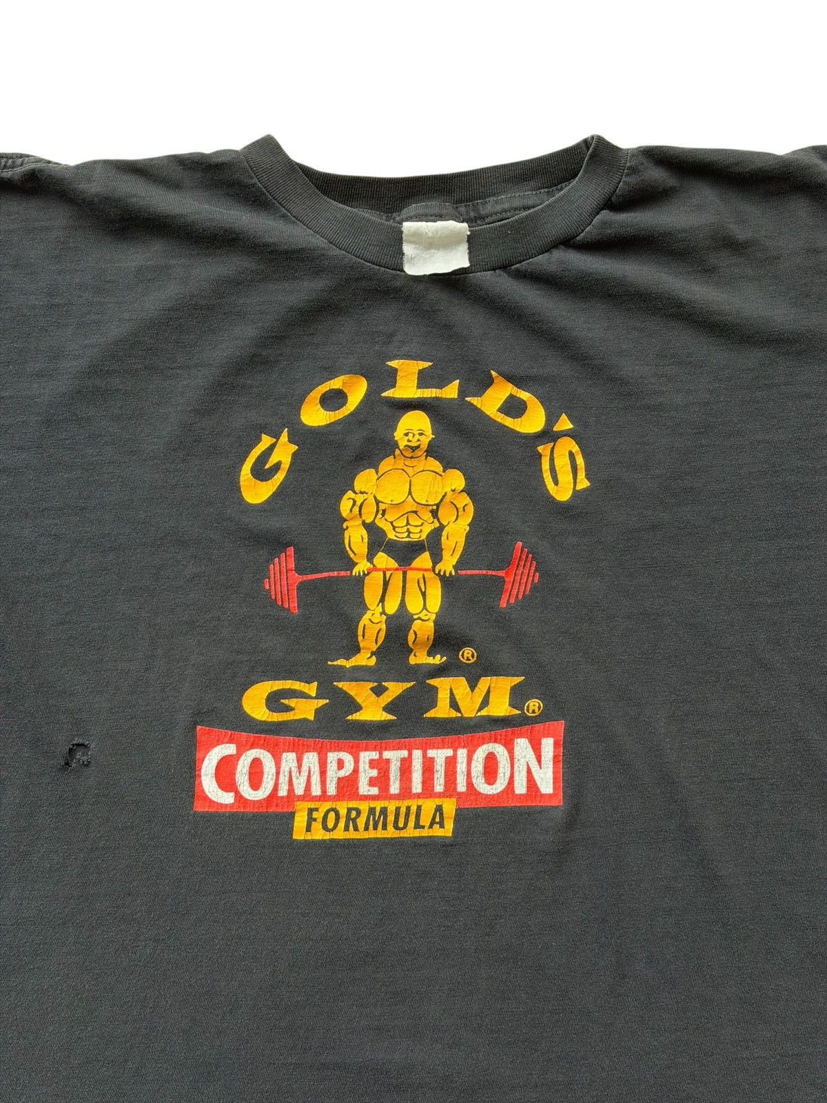 Vintage *RARE* VINTAGE 90s BODYBUILDING GOLD’S GYM COMPETITION TEE Size US XL / EU 56 / 4 - 10 Thumbnail
