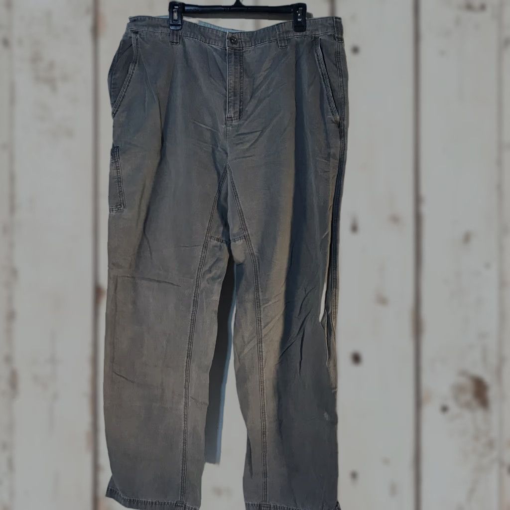 Vintage Columbia Sportswear Men’s Chino Pants Size 40X34 Gray Casual Workwear Breathable Cotton Size US 40 / EU 56 - 1 Thumbnail