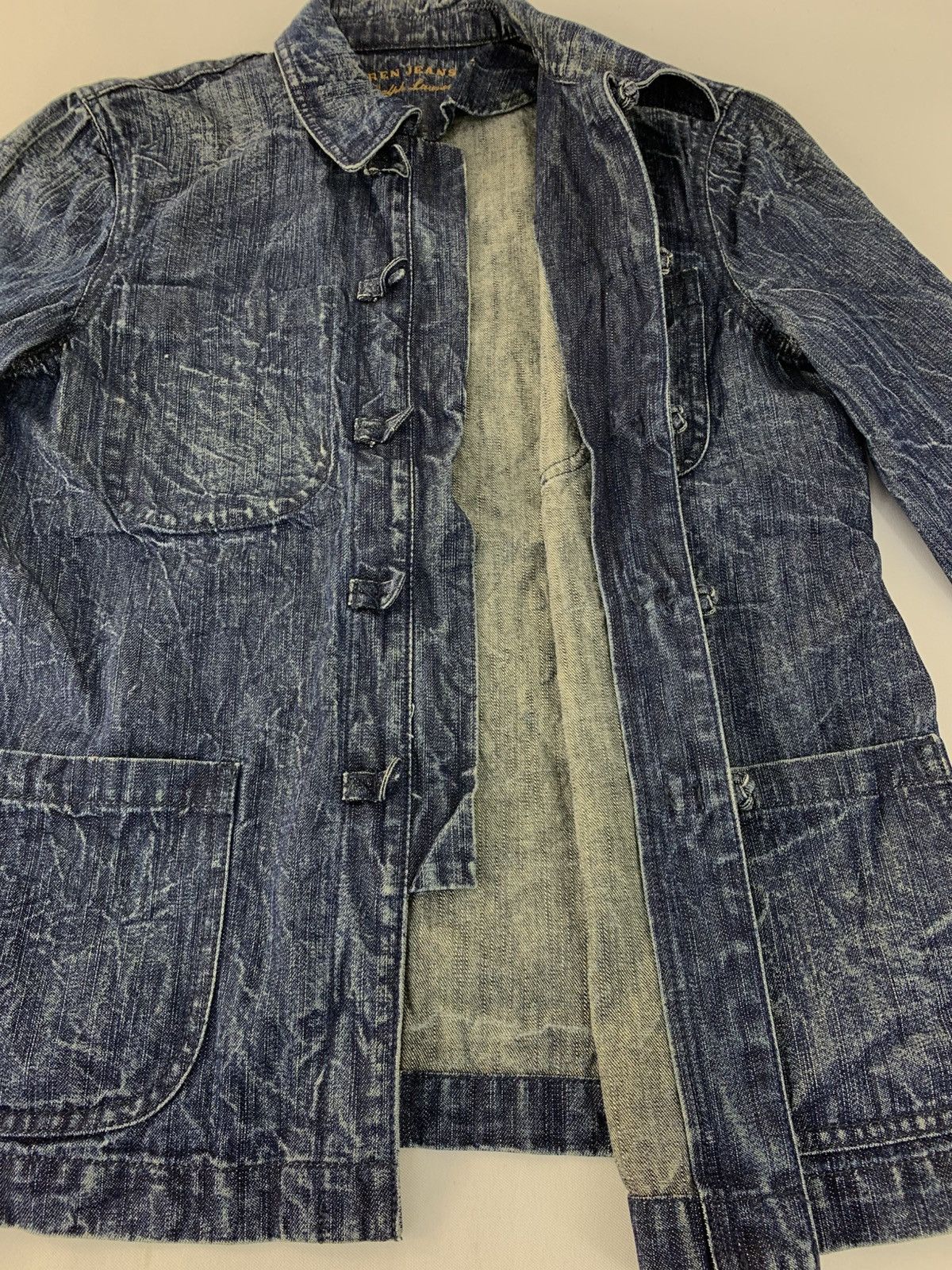 Ralph Lauren 90s Ralph Lauren Jeans Co Toggle Clasp Denim Jacket Size US S / EU 44-46 / 1 - 5 Thumbnail
