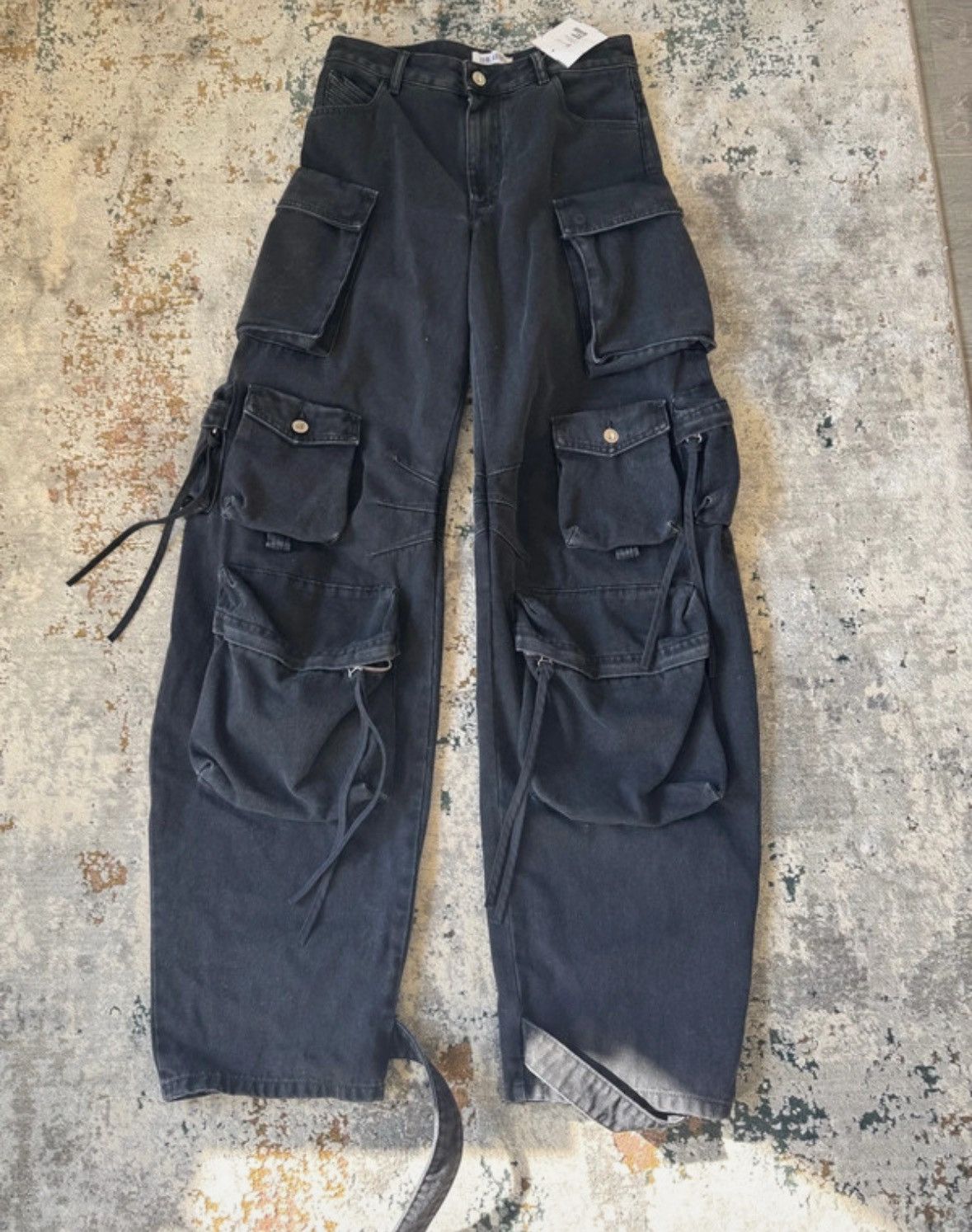 The Attico The Attico Fern Cargo Denim Size 27" / US 4 / IT 40 - 1 Thumbnail