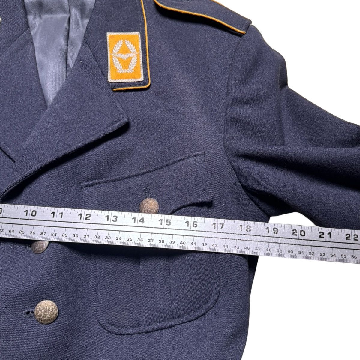 Vintage West German Bundeswehr Luftwaffe Air Force Uniform Jacket 65 Size US L / EU 52-54 / 3 - 5 Thumbnail