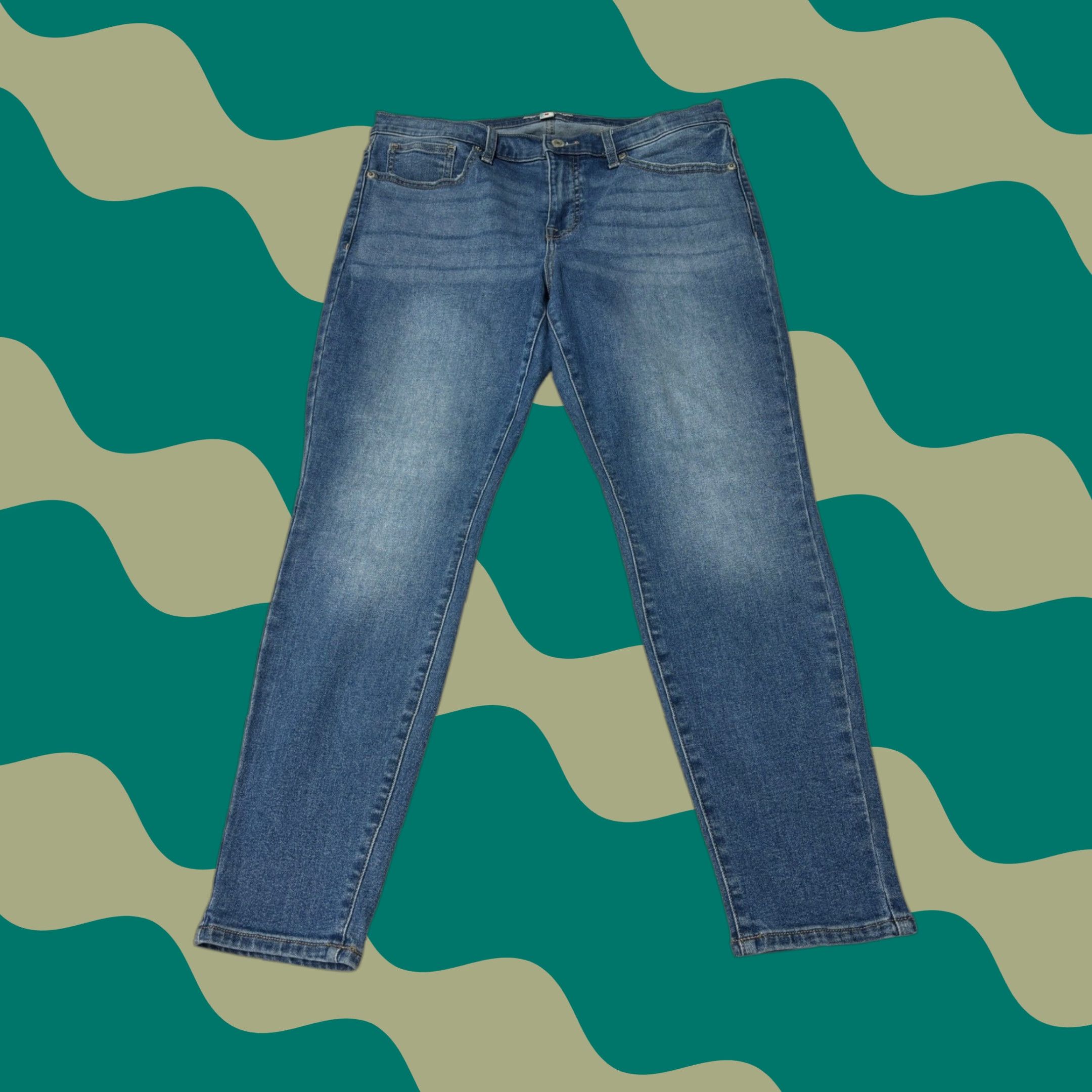 Lucky Brand Lucky Brand Ava Mid Rise Skinny Jeans Womens 14/32 L26 A Medium Wash Denim Size 24" / US 00 / IT 34 - 1 Thumbnail