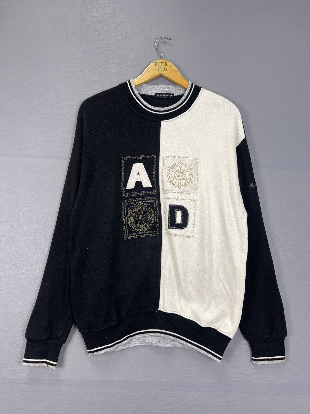 Vintage Vintage Alain Delon Sweatshirt Size US L / EU 52-54 / 3 - 1 Thumbnail