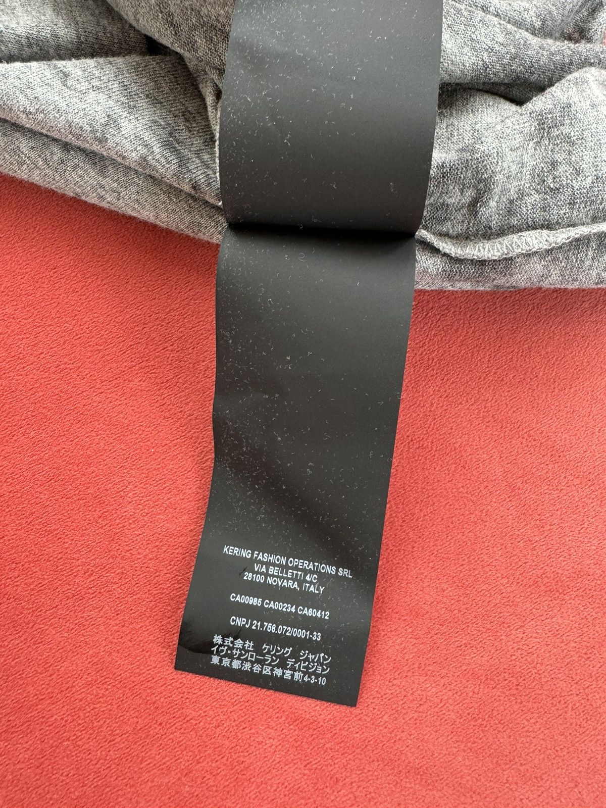 New Saint Laurent Devore t-shirt, size M