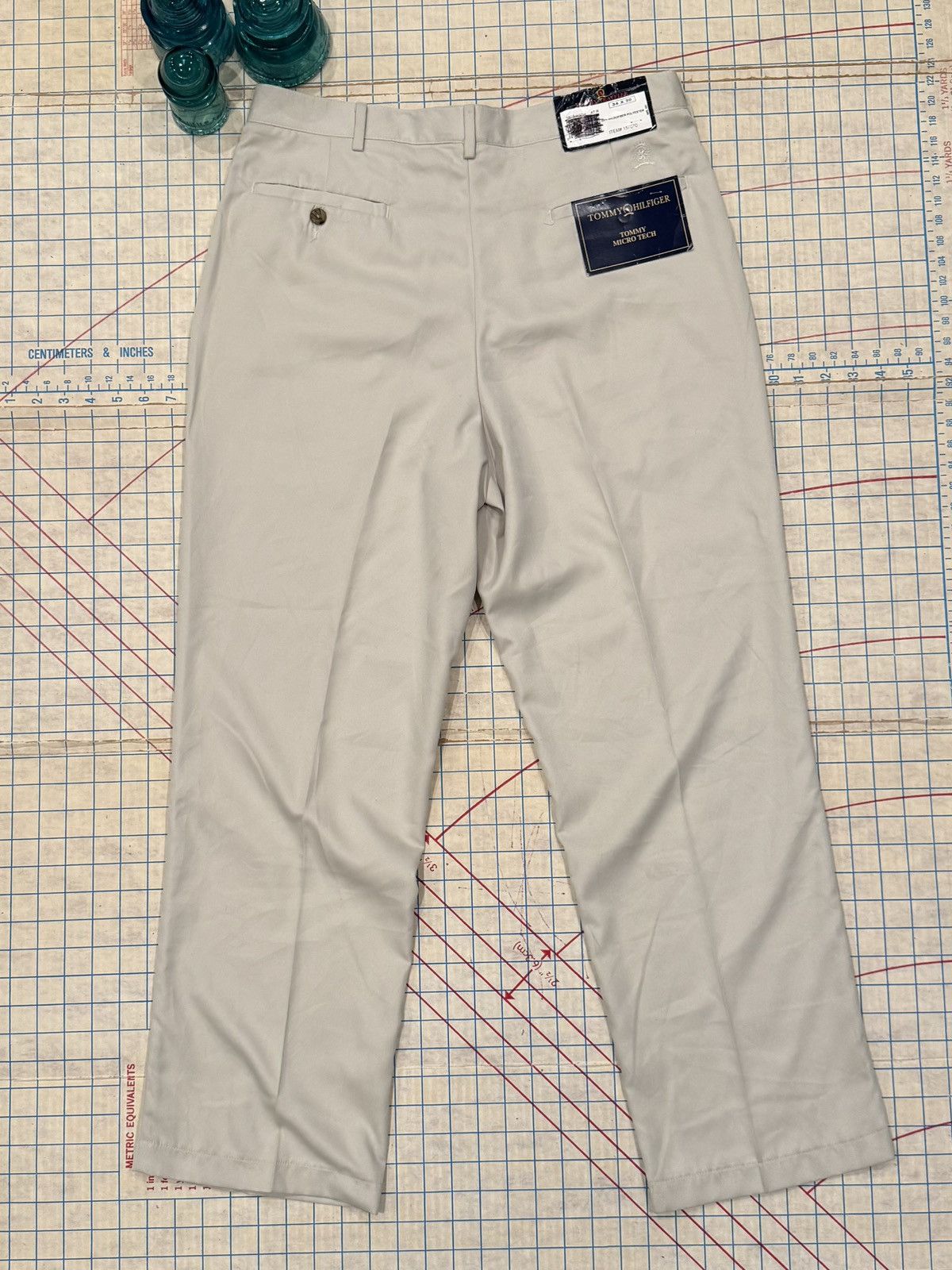 Tommy Hilfiger Vintage NWT Tommy Hilfiger Micro Tech Lightweight Pants 34 Size US 34 / EU 50 - 10 Thumbnail